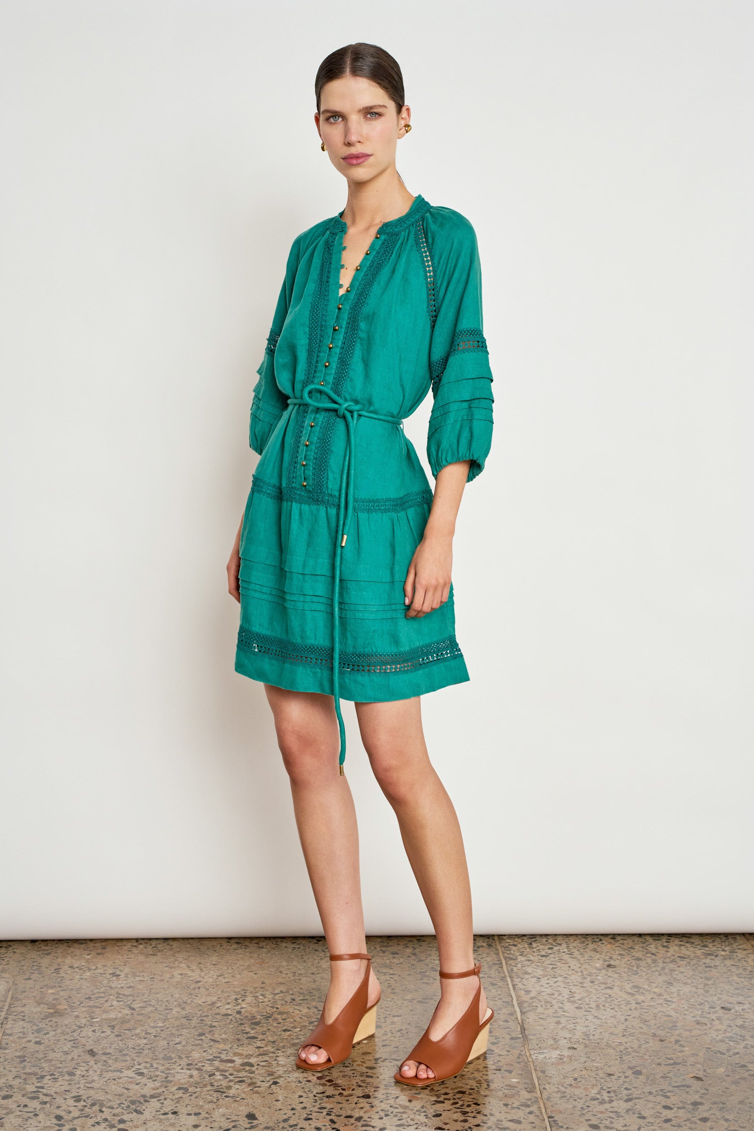 jostle dress - cedar