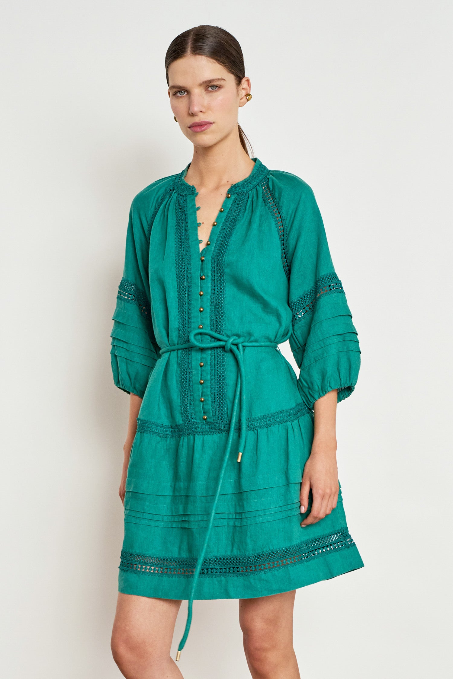 jostle dress - cedar