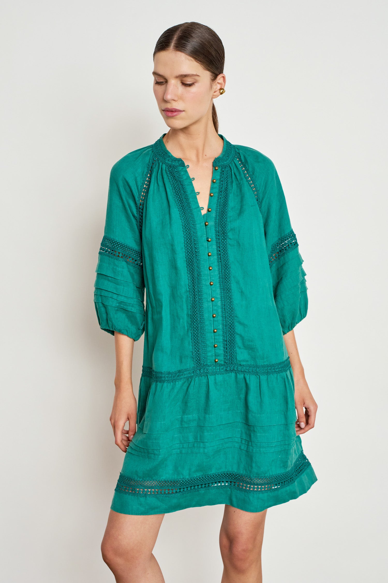 jostle dress - cedar
