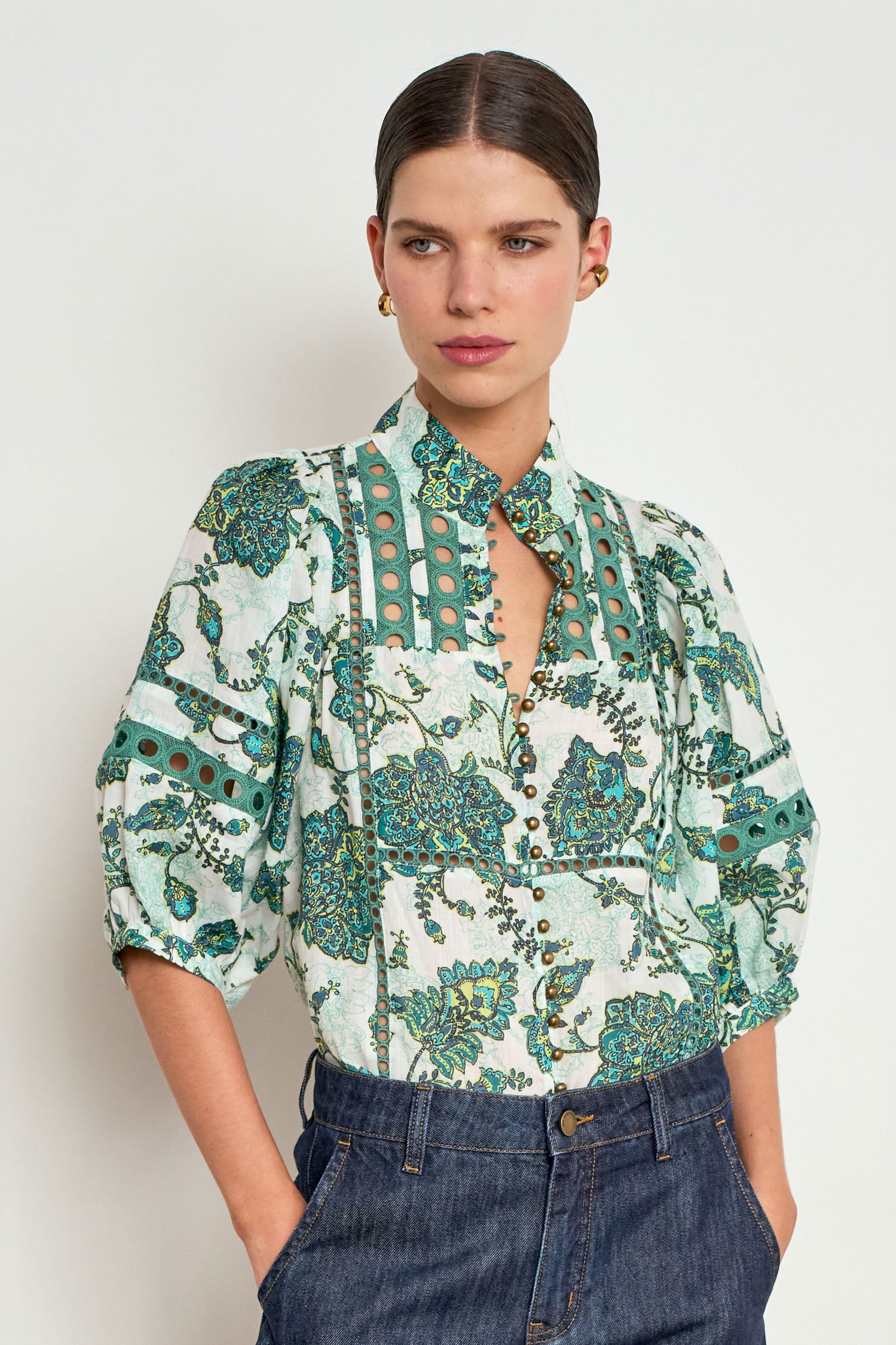 extend top - garden paisley