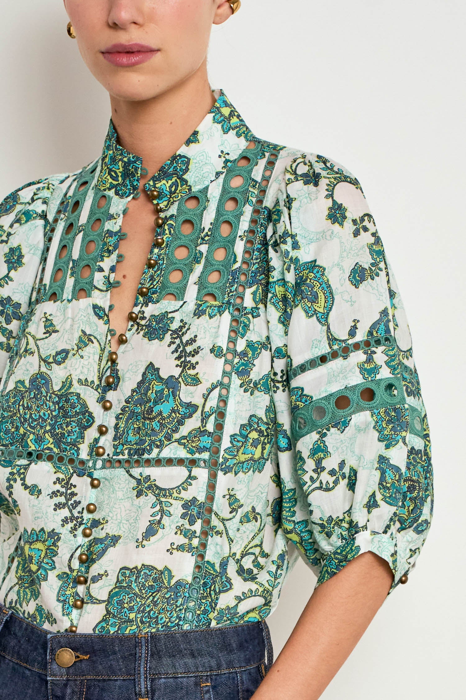 extend top - garden paisley