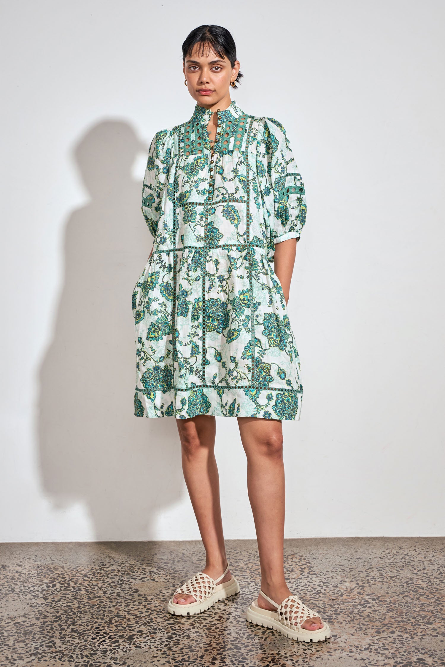 capture dress - garden paisley
