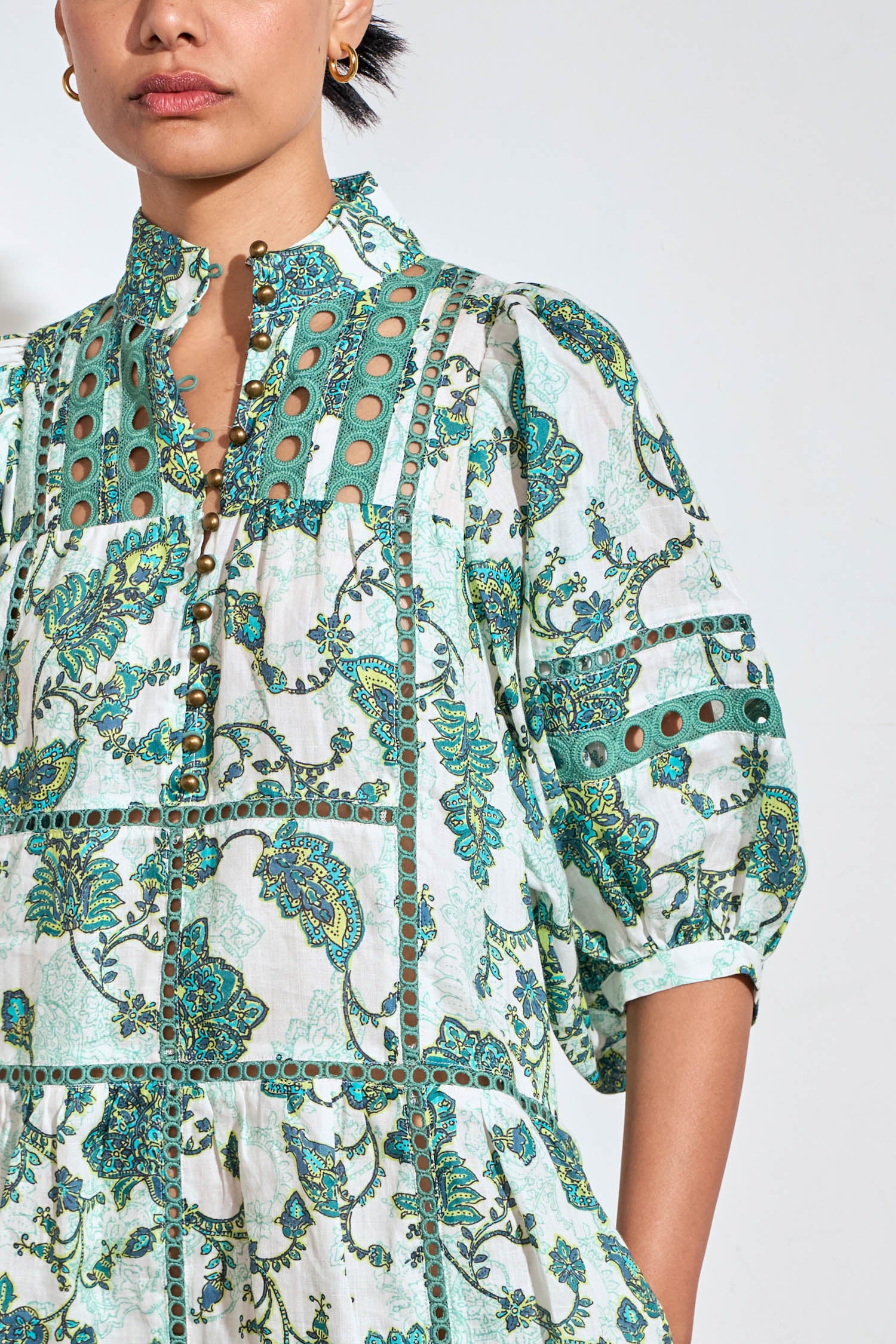capture dress - garden paisley