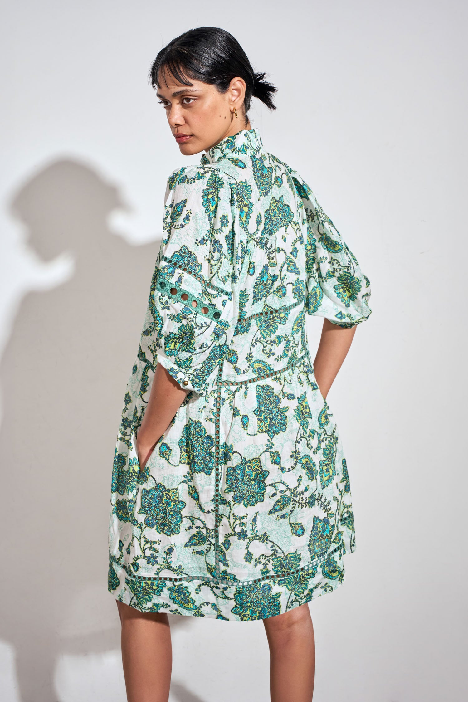 capture dress - garden paisley