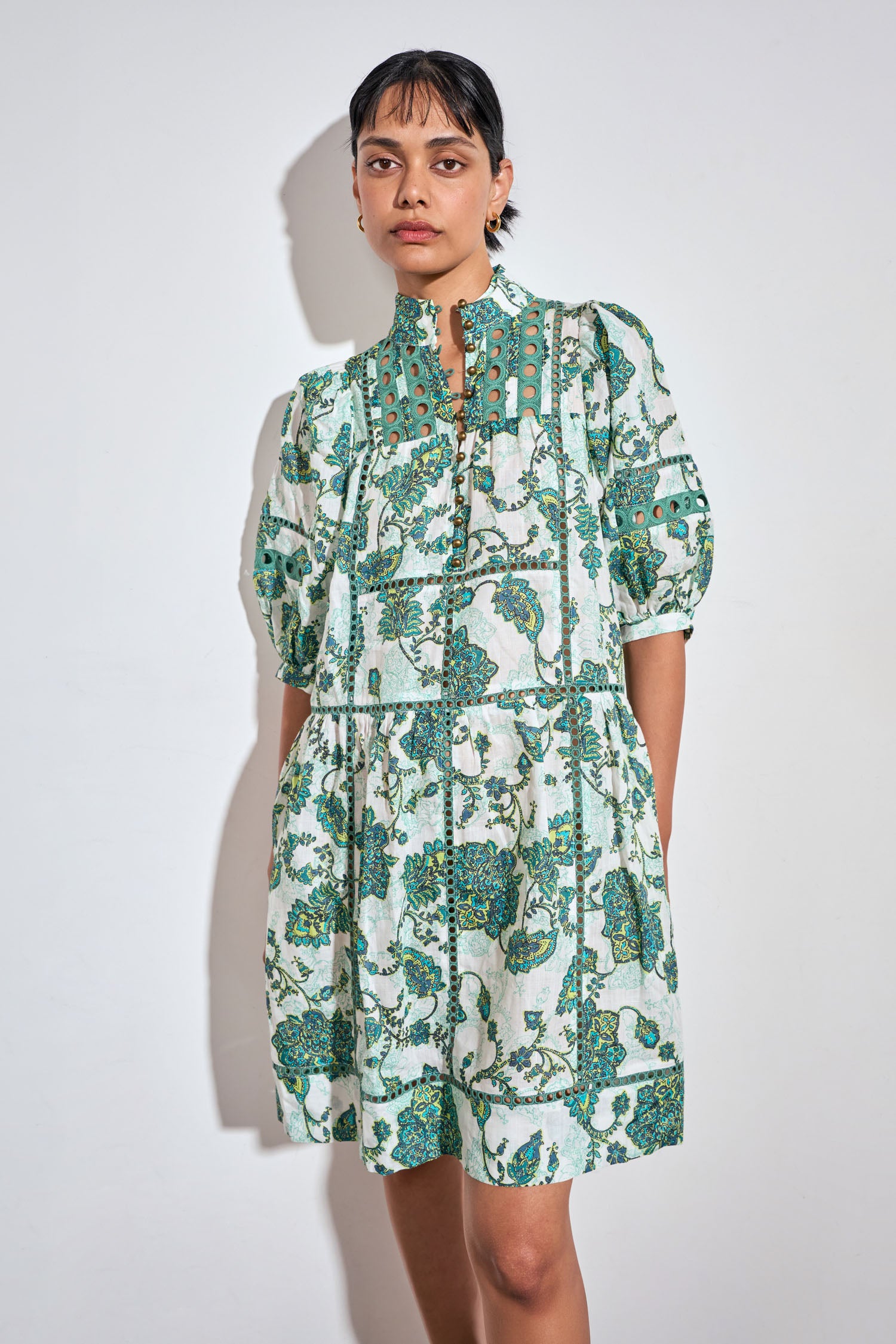 capture dress - garden paisley