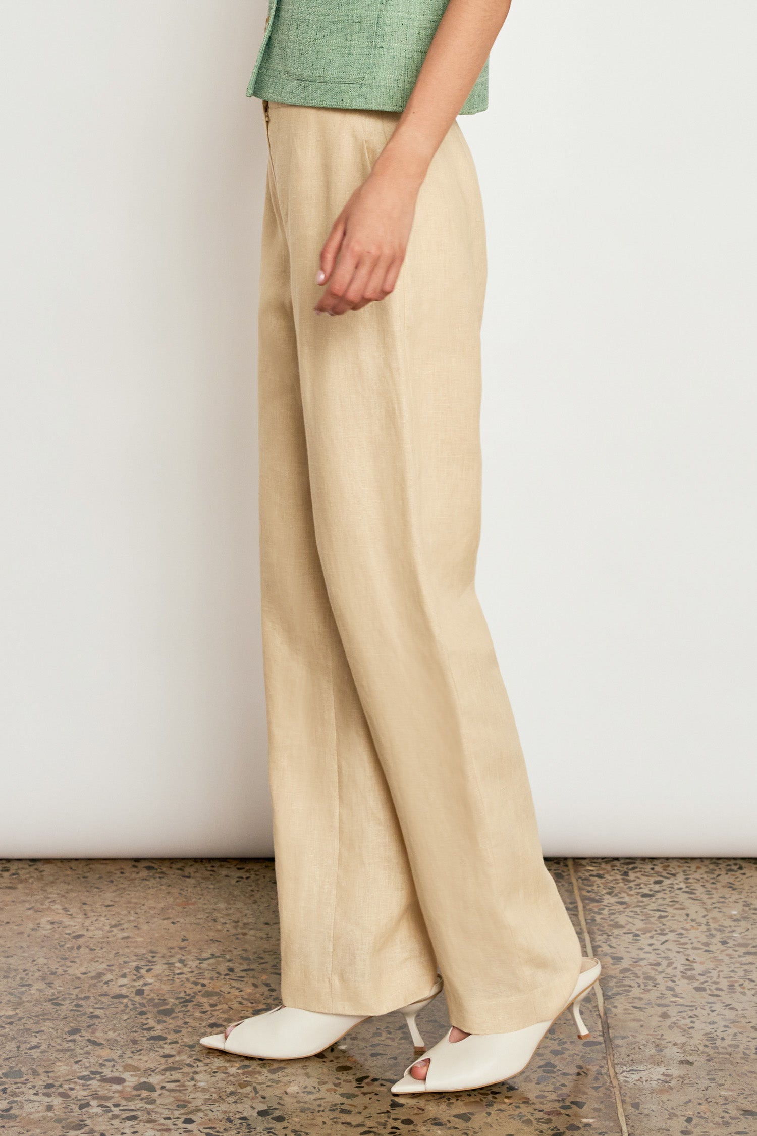 offset pant - eggshell|  zoe kratzmann| considered design