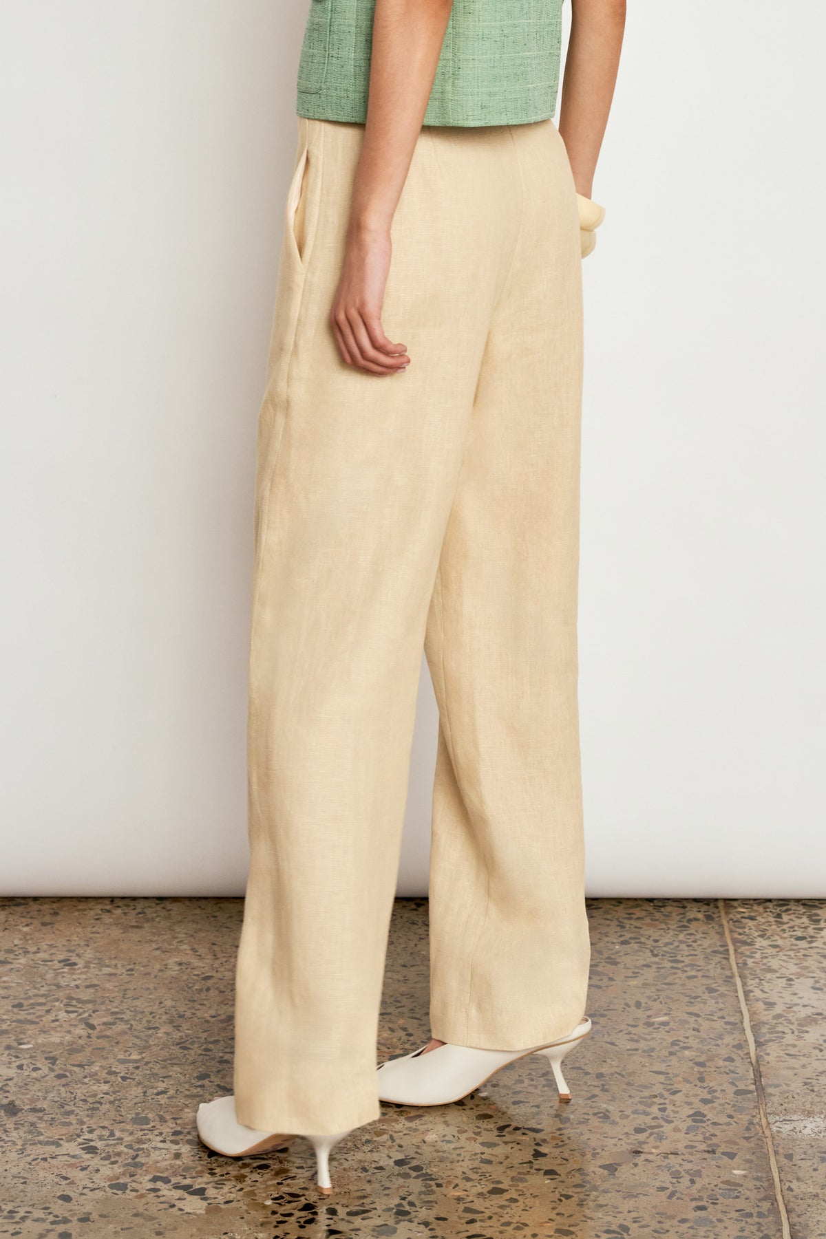 offset pant - eggshell|  zoe kratzmann| considered design