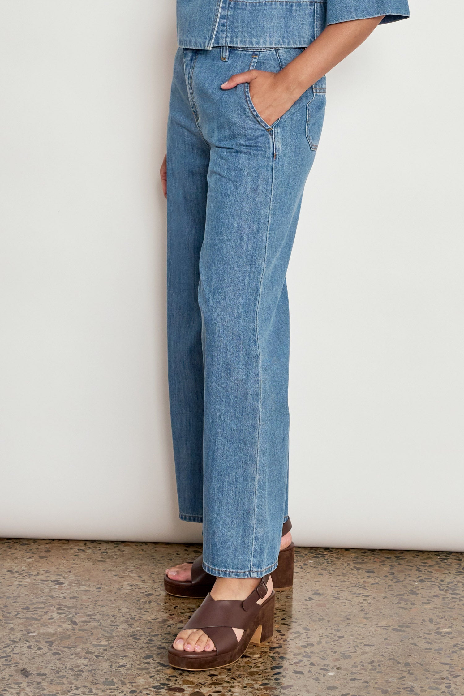 affinity jean - mid wash denim