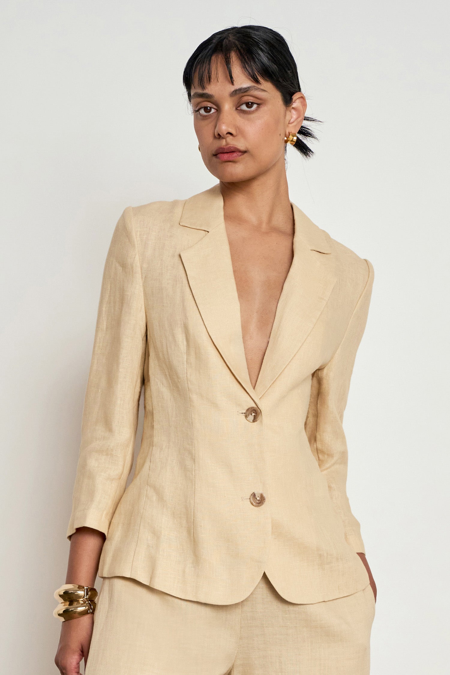illuminate jacket - eggshell