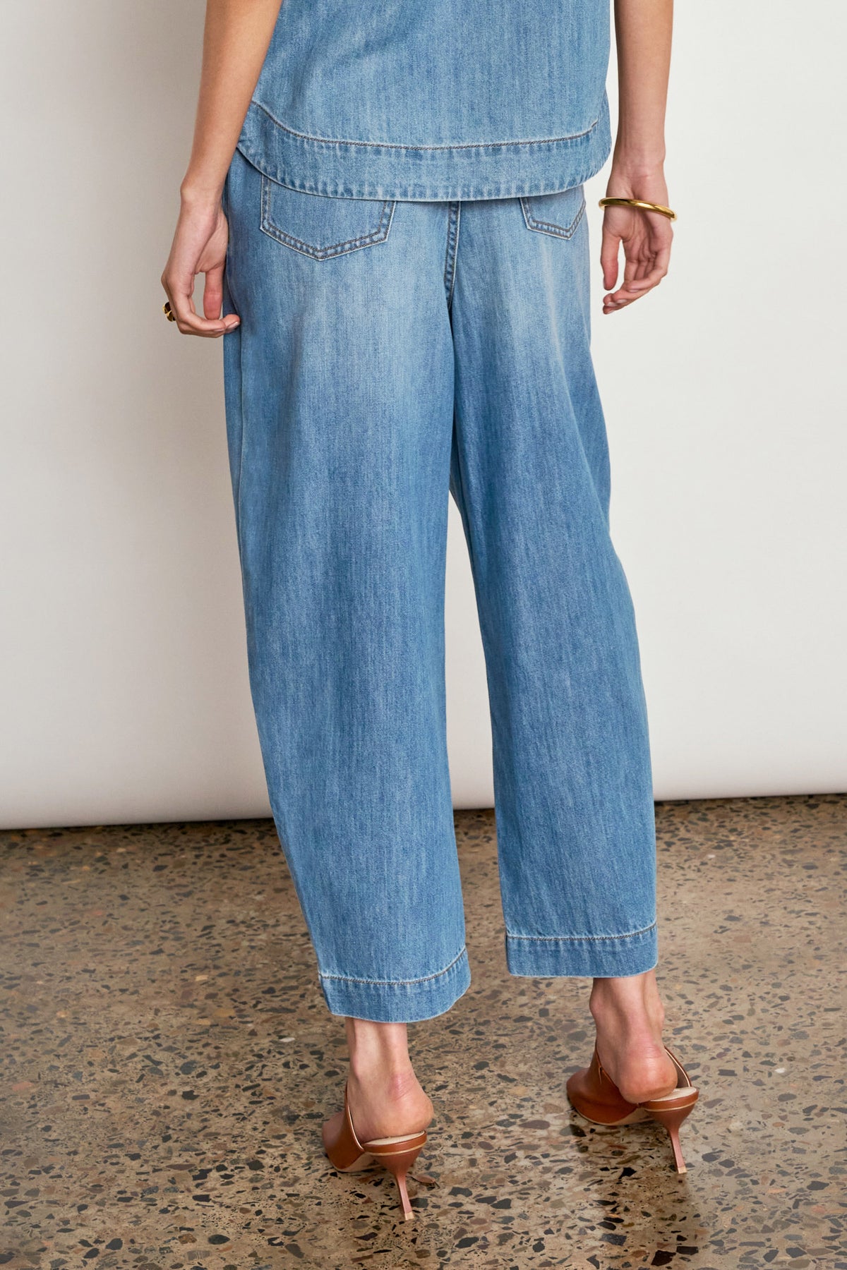 ascend pant - mid wash denim