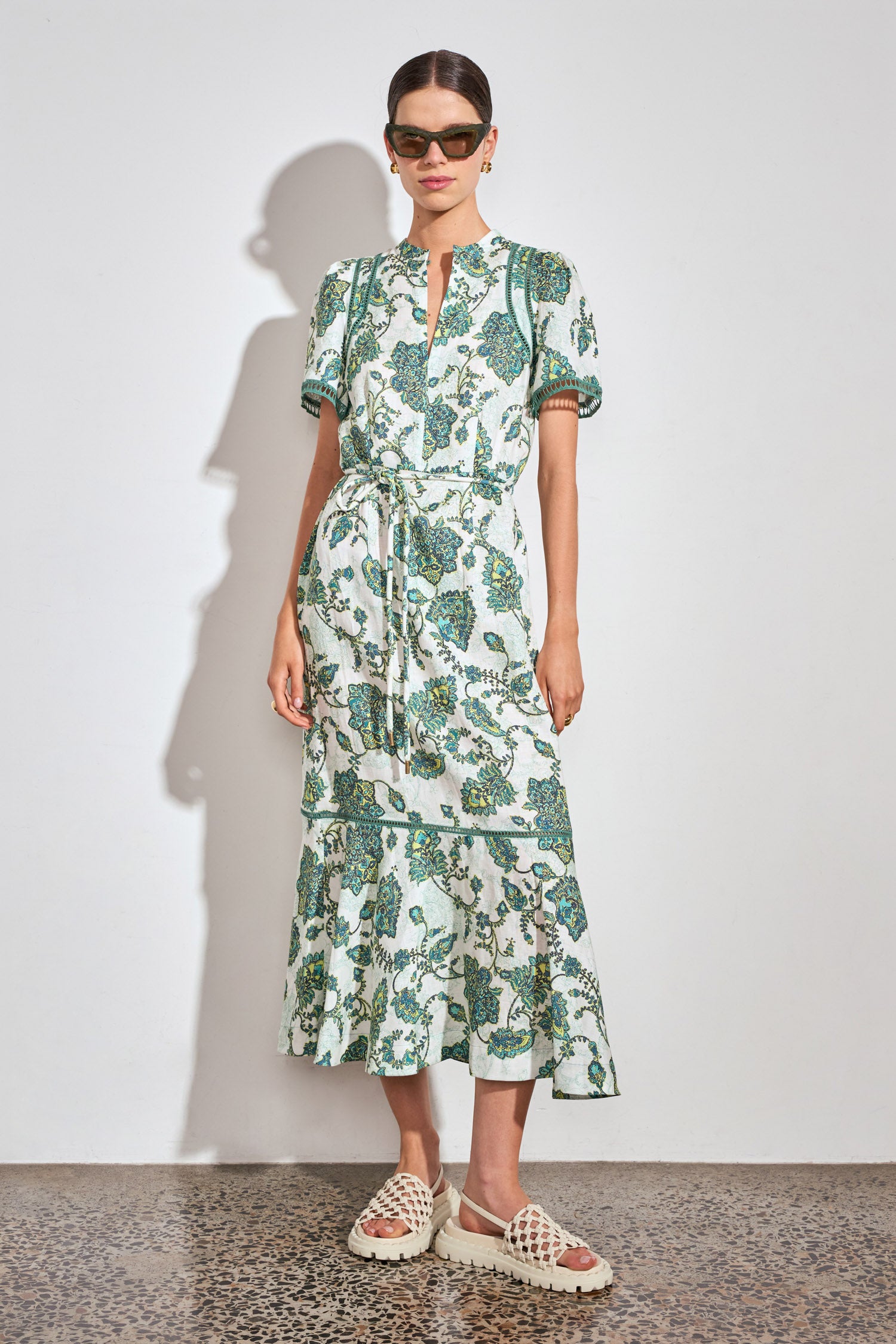 poem dress - garden paisley