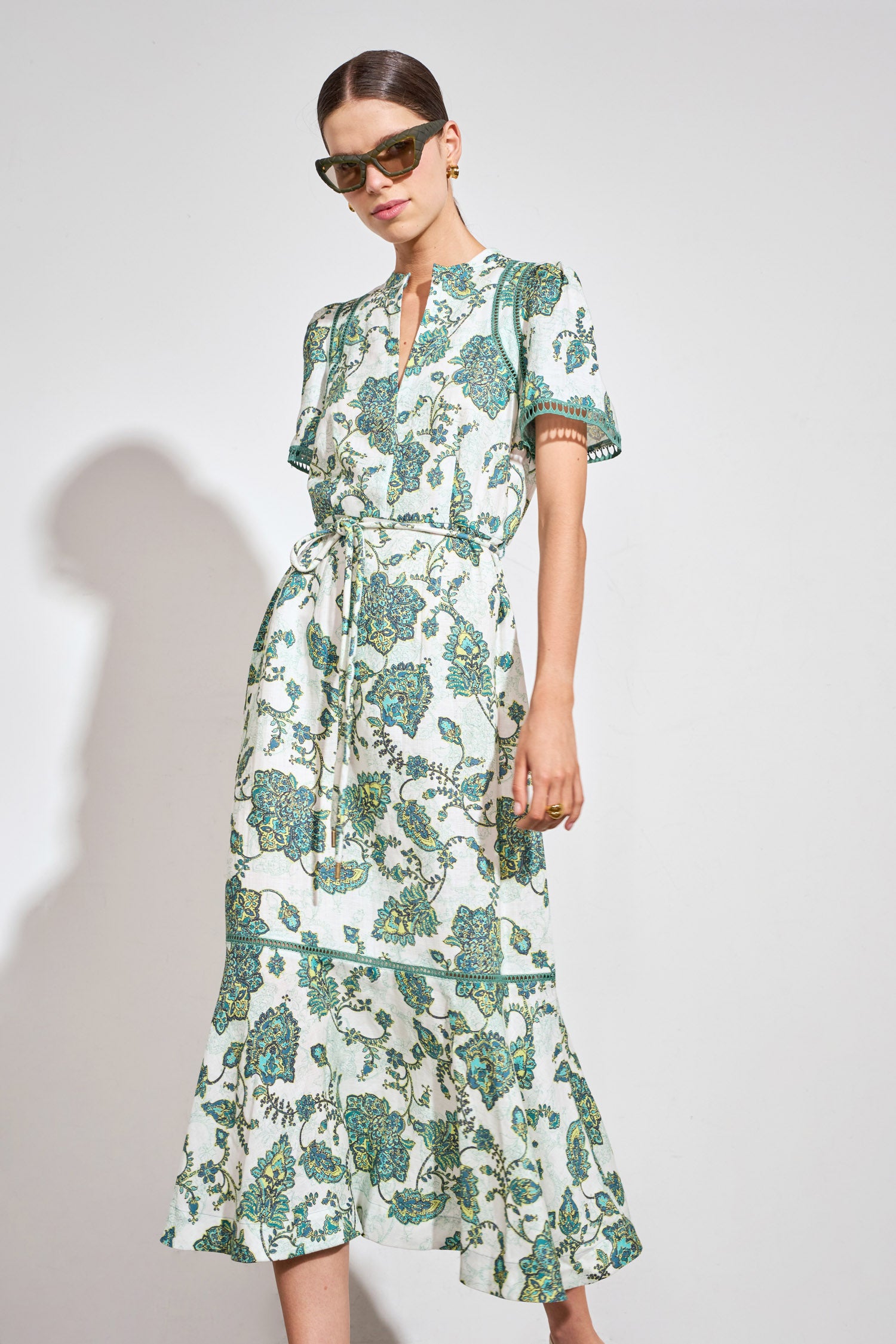 poem dress - garden paisley