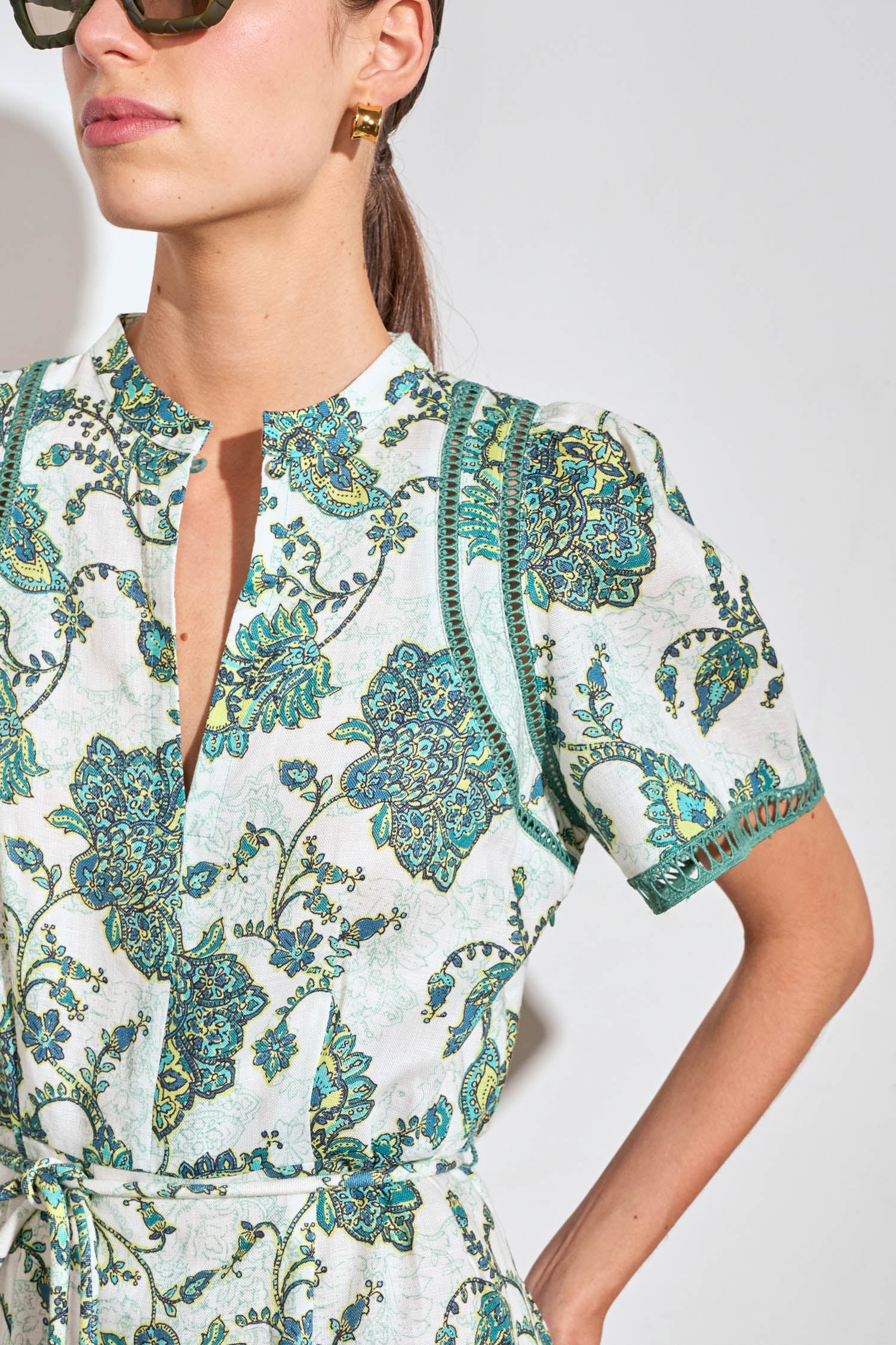 poem dress - garden paisley