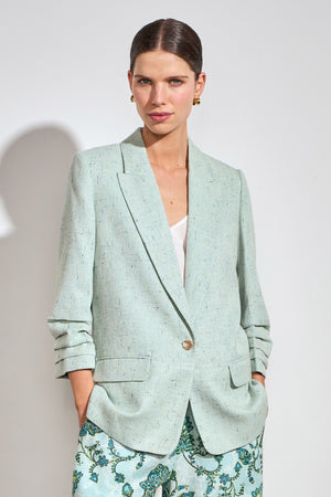 refine jacket - pistachio