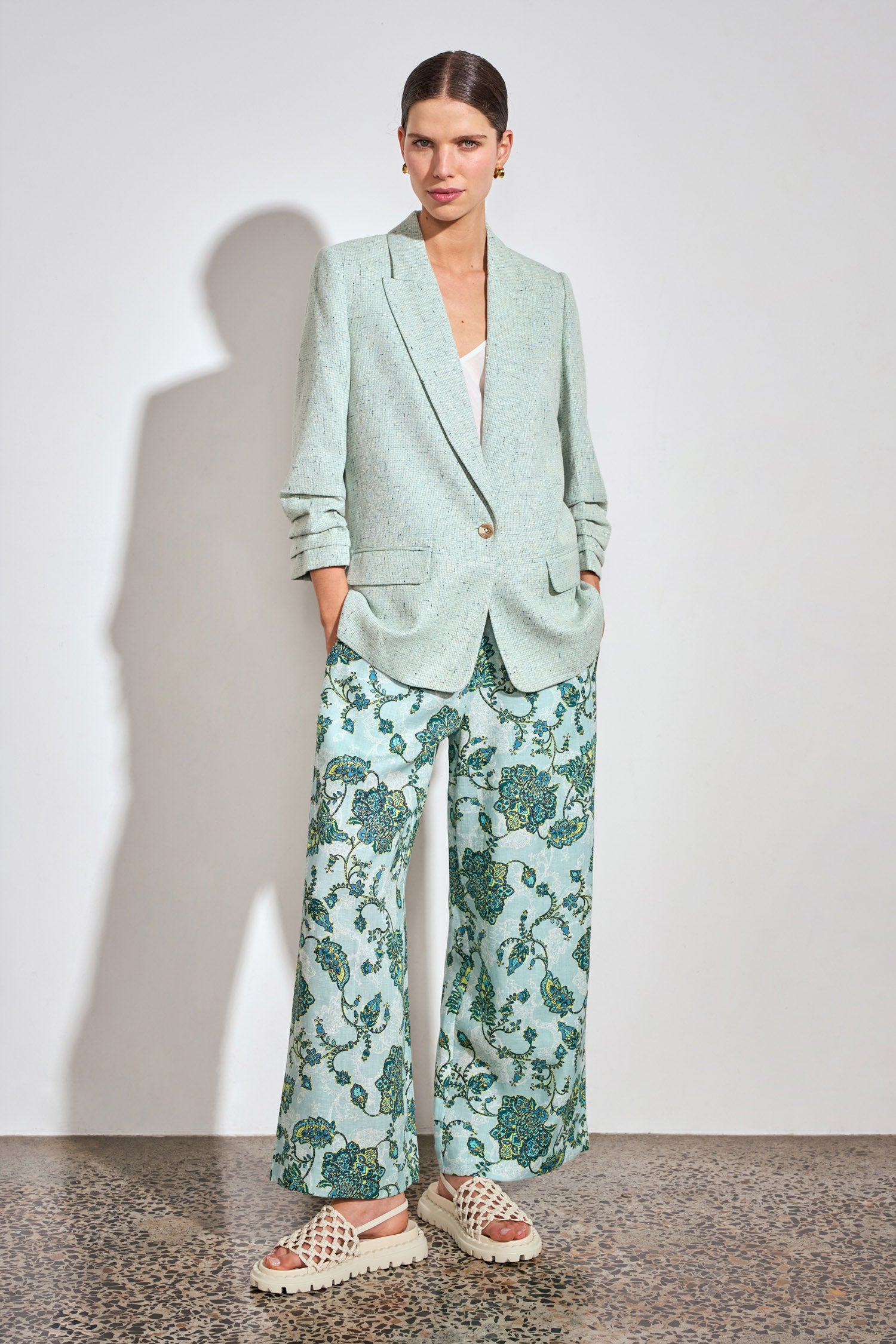 merchant pant - fern paisley
