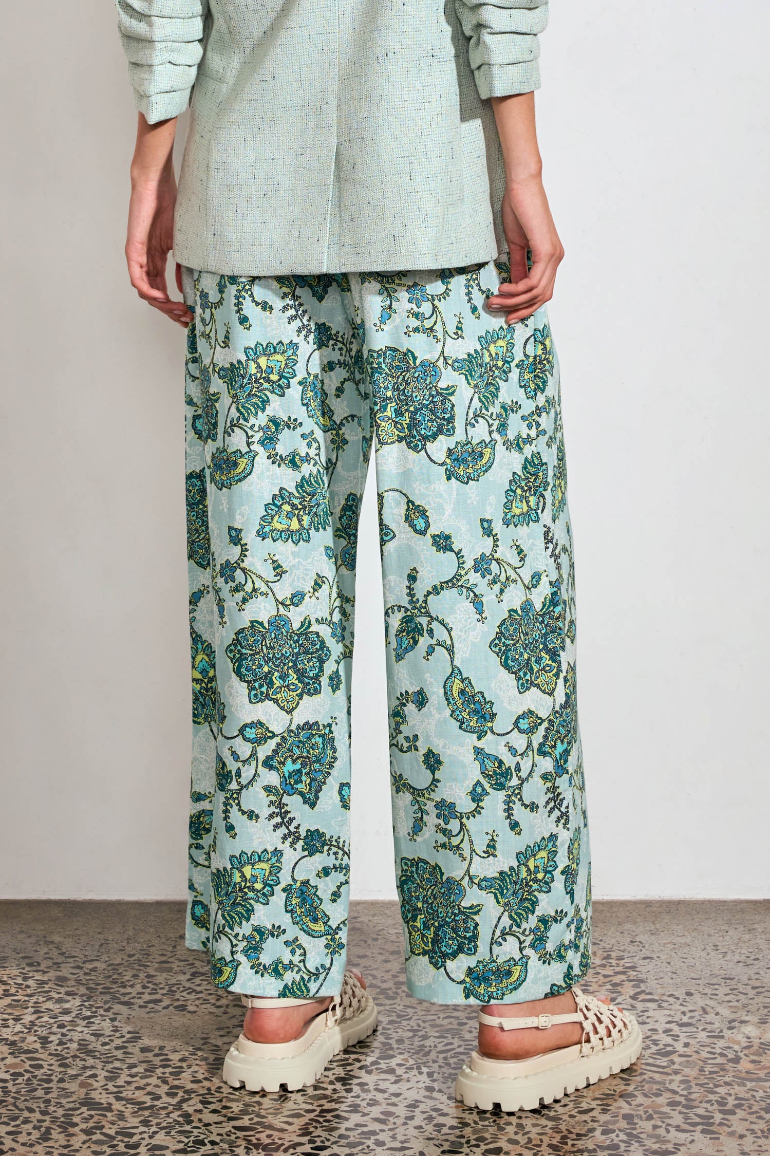 merchant pant - fern paisley
