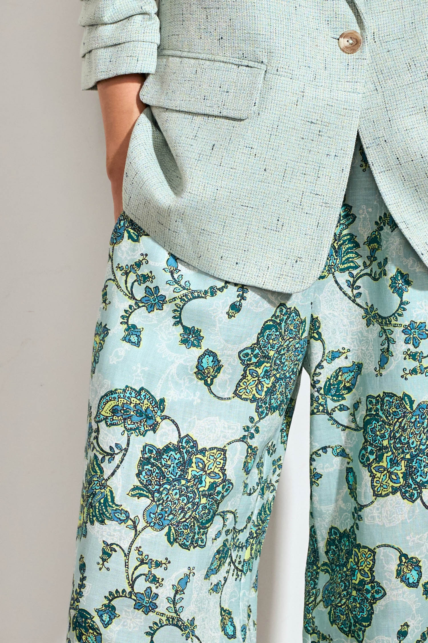merchant pant - fern paisley