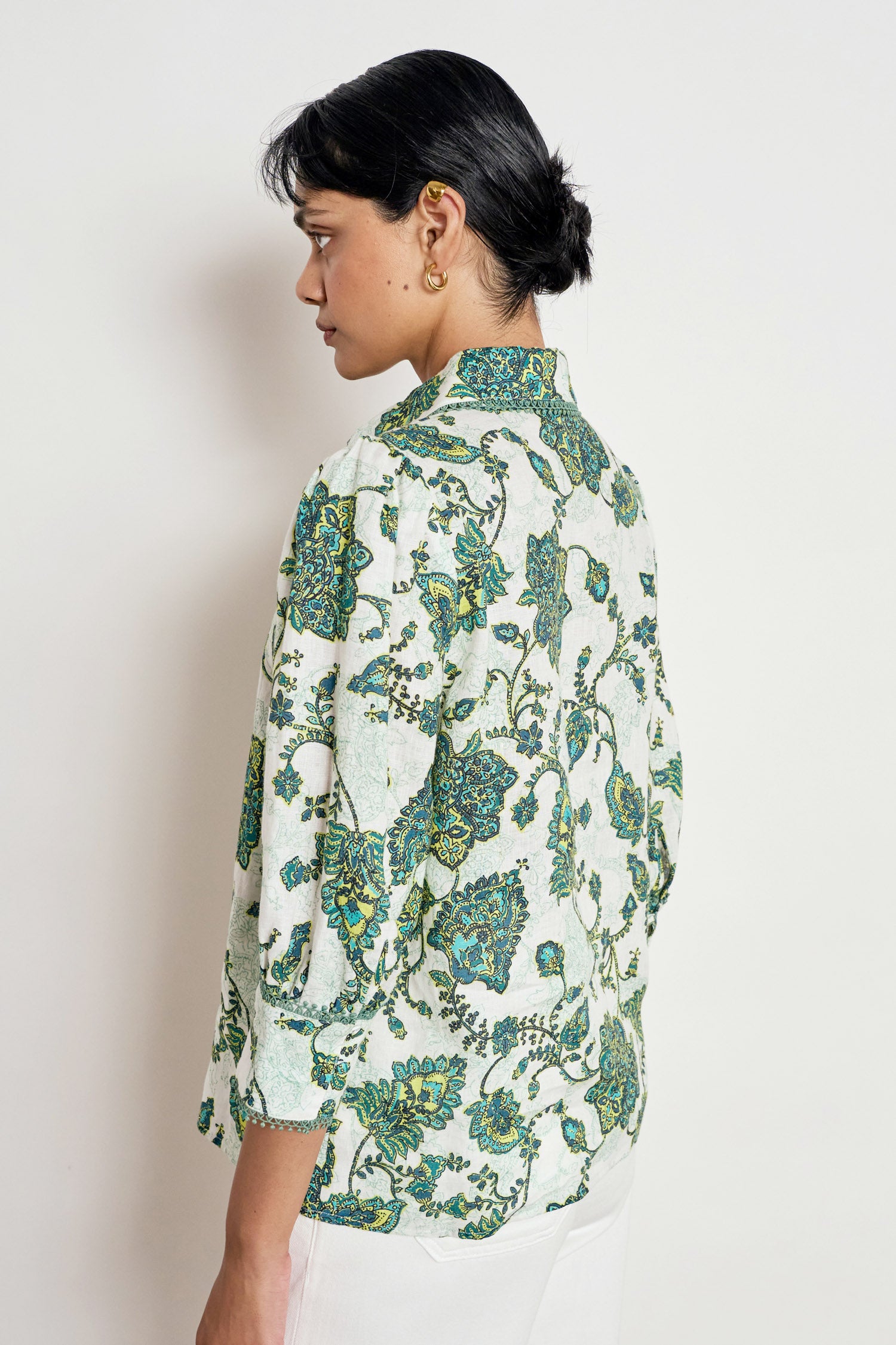 serenade top - garden paisley