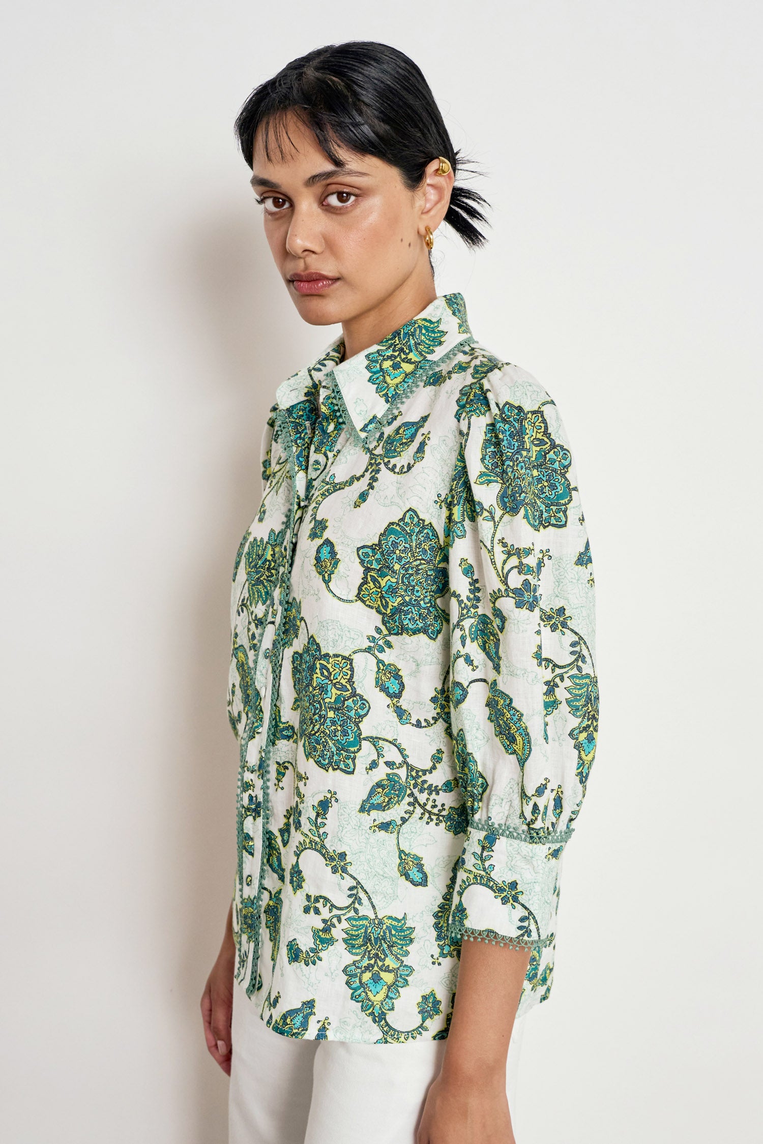 serenade top - garden paisley