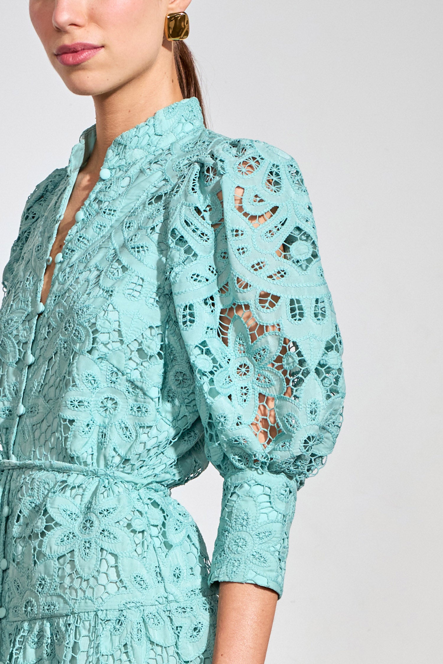 gravitate maxi dress - pistachio