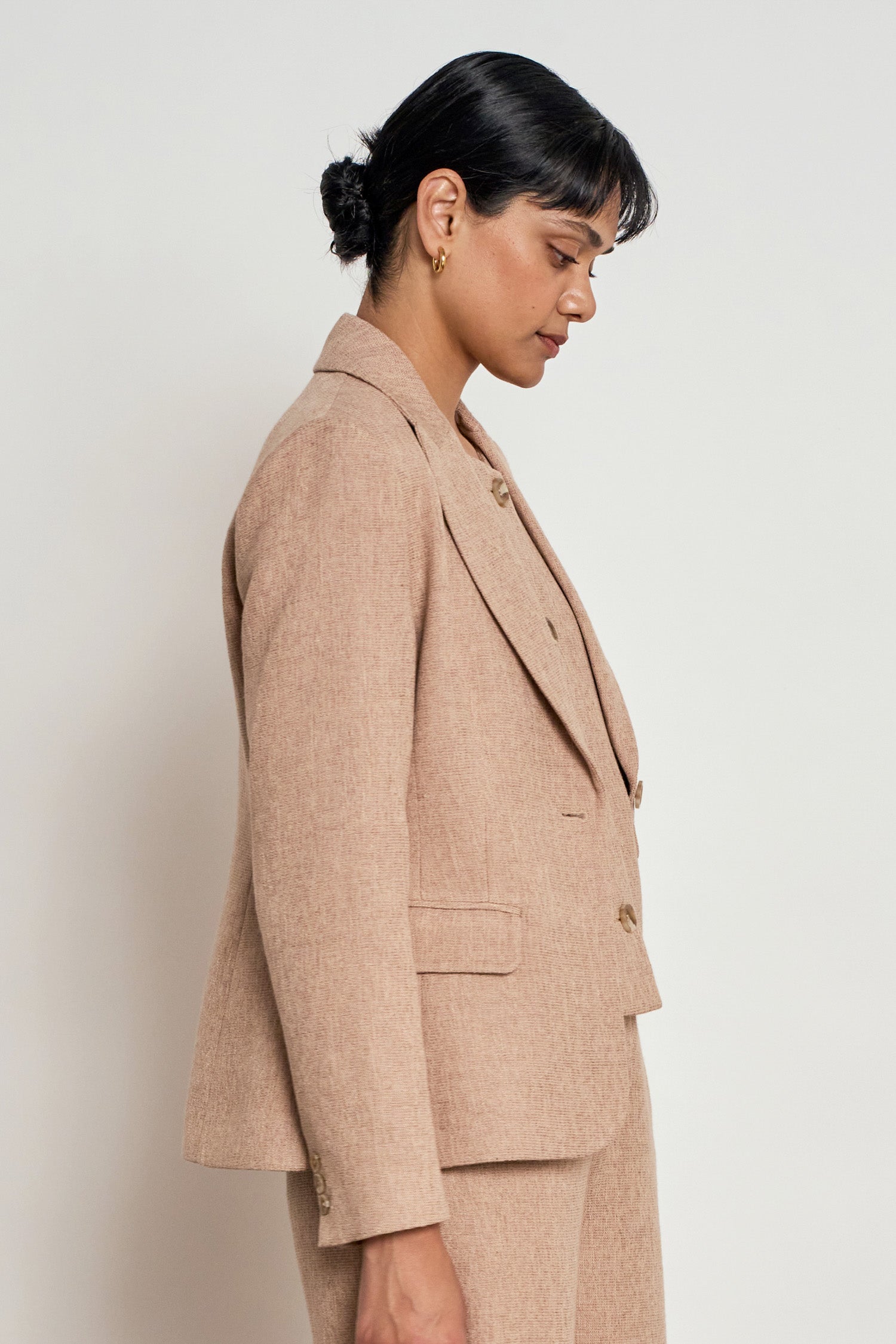 balance jacket - pebble
