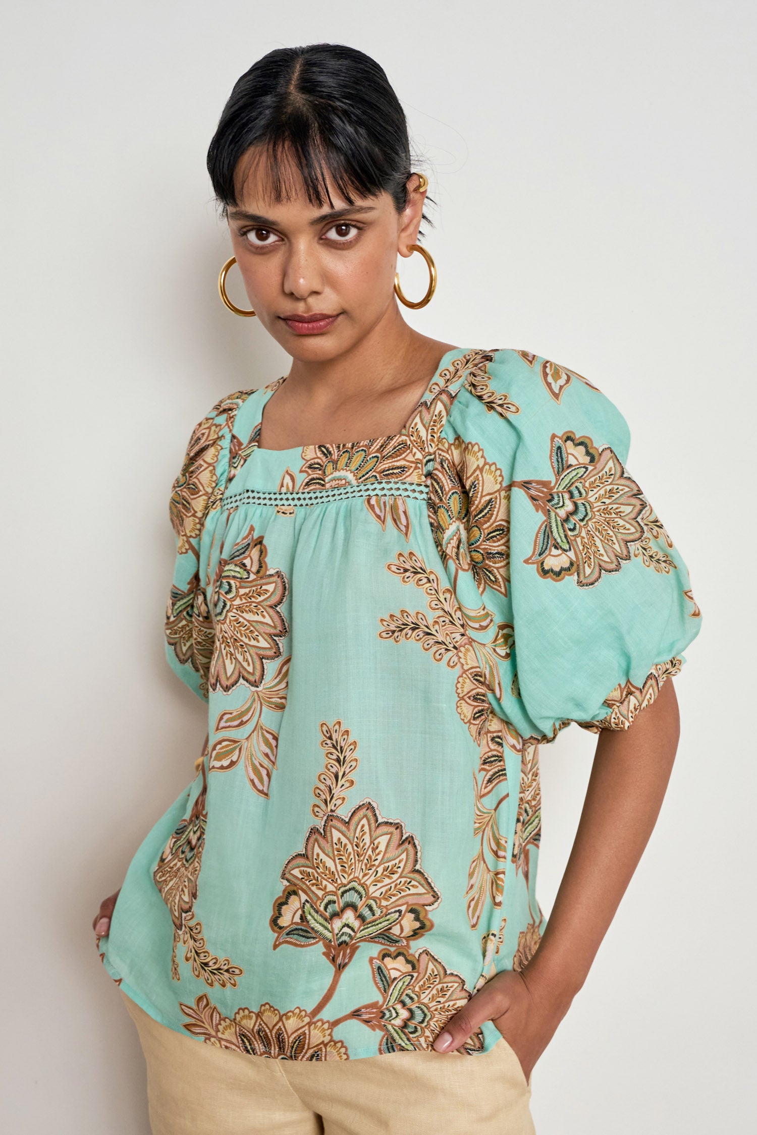 grace top - mint kgari