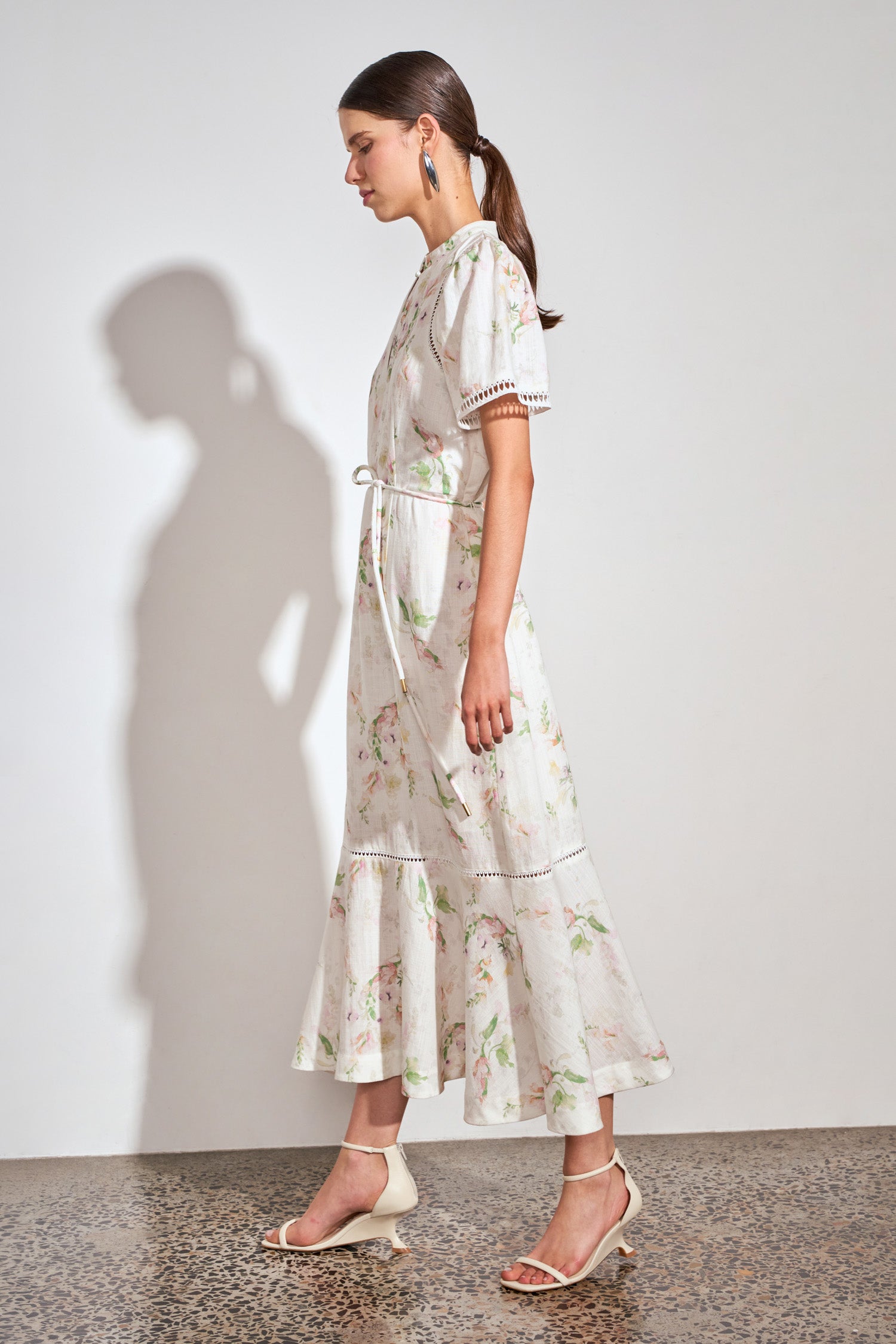 poem dress - painterly bloom