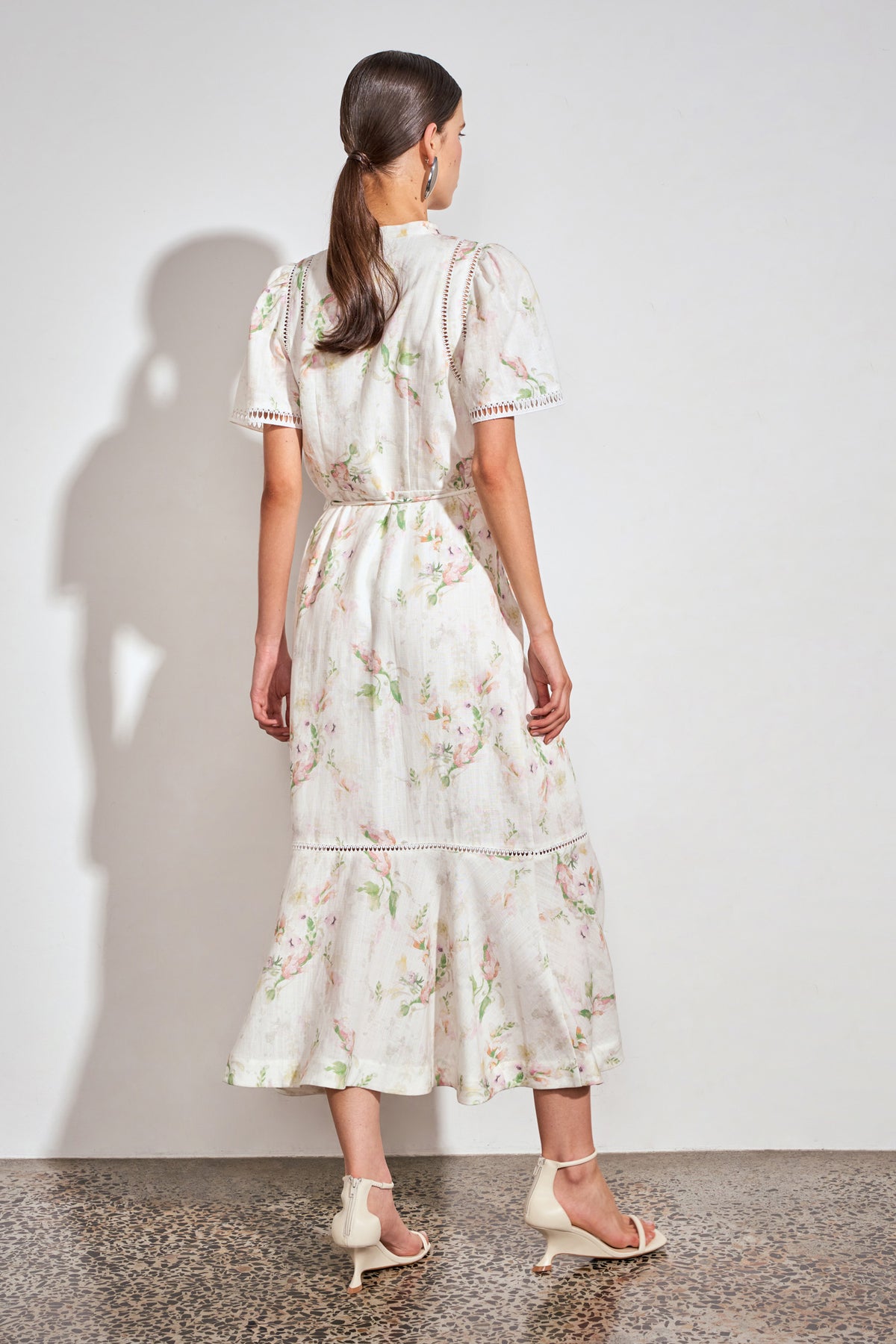 poem dress - painterly bloom