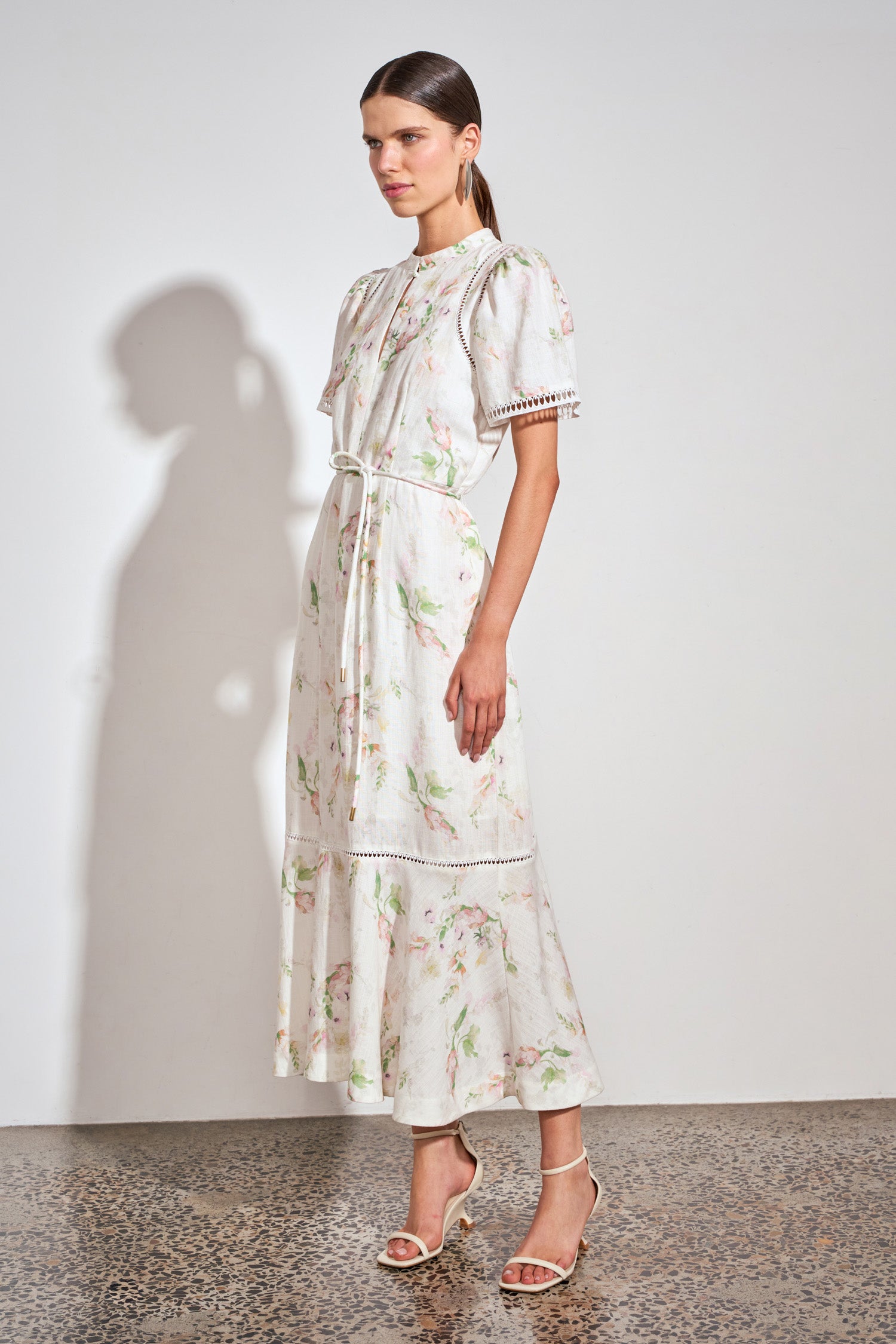 poem dress - painterly bloom