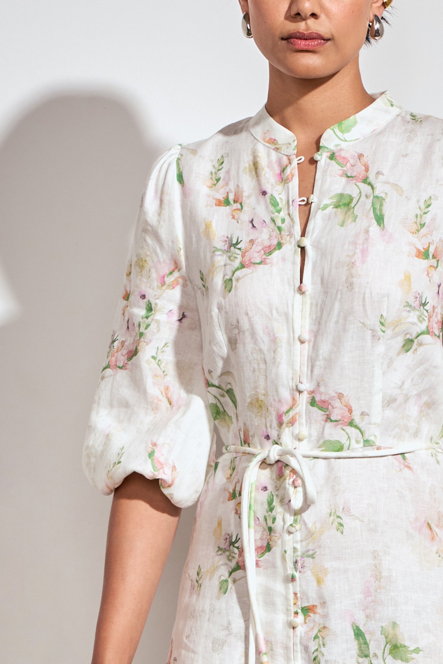 clarity dress - painterly bloom
