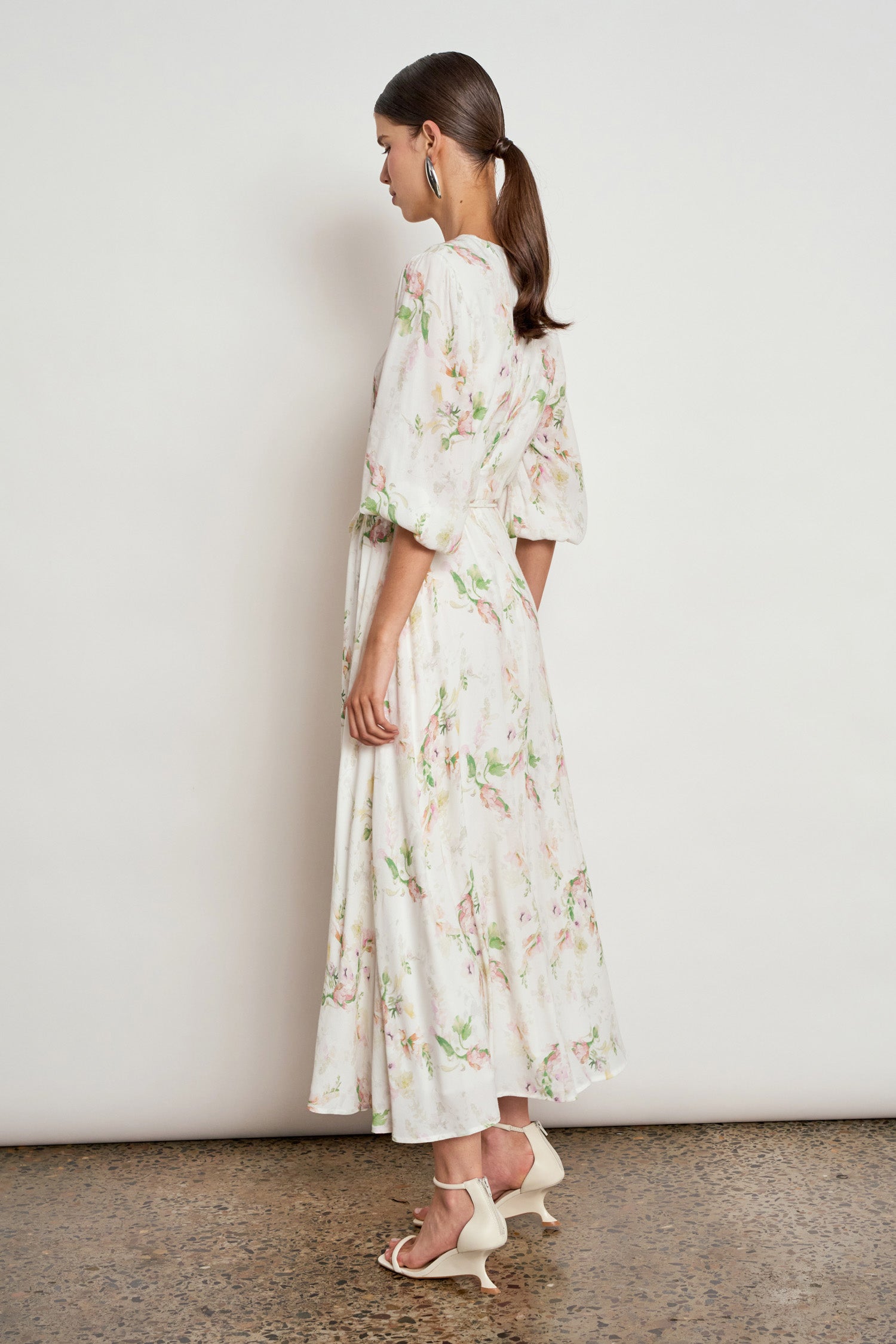 sequence dress - painterly bloom