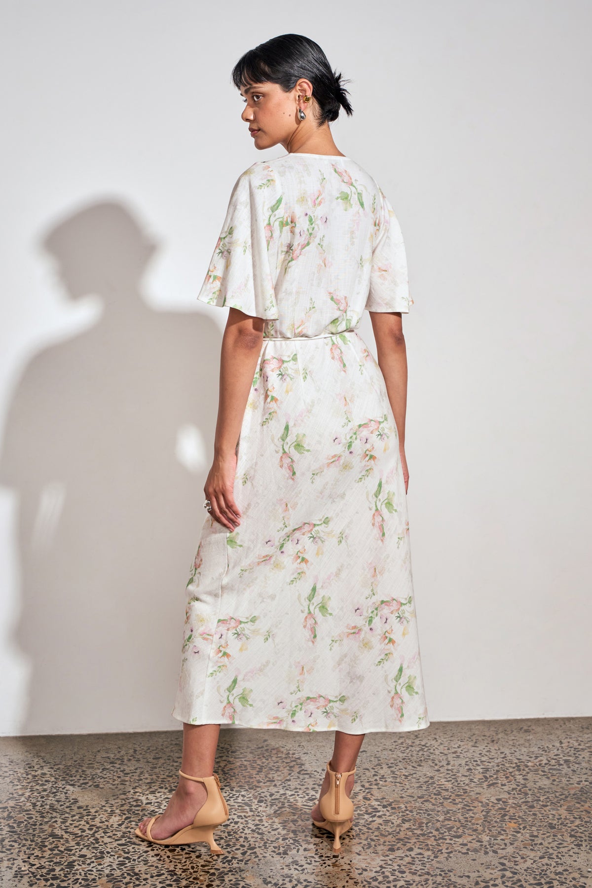premier dress - painterly bloom