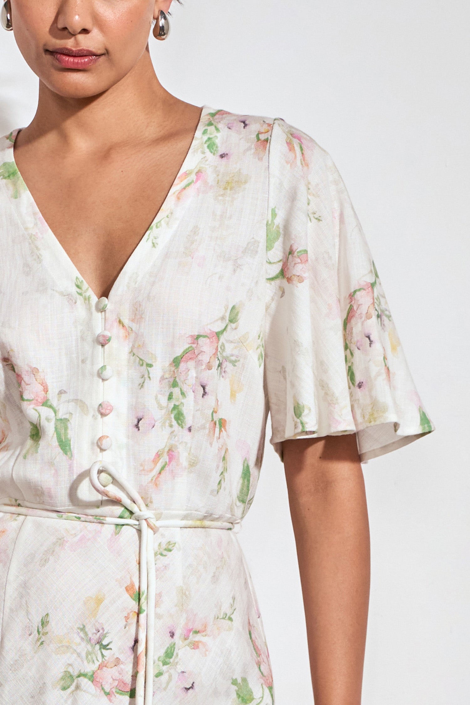 premier dress - painterly bloom