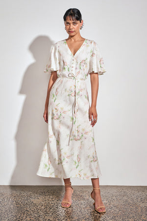 premier dress - painterly bloom