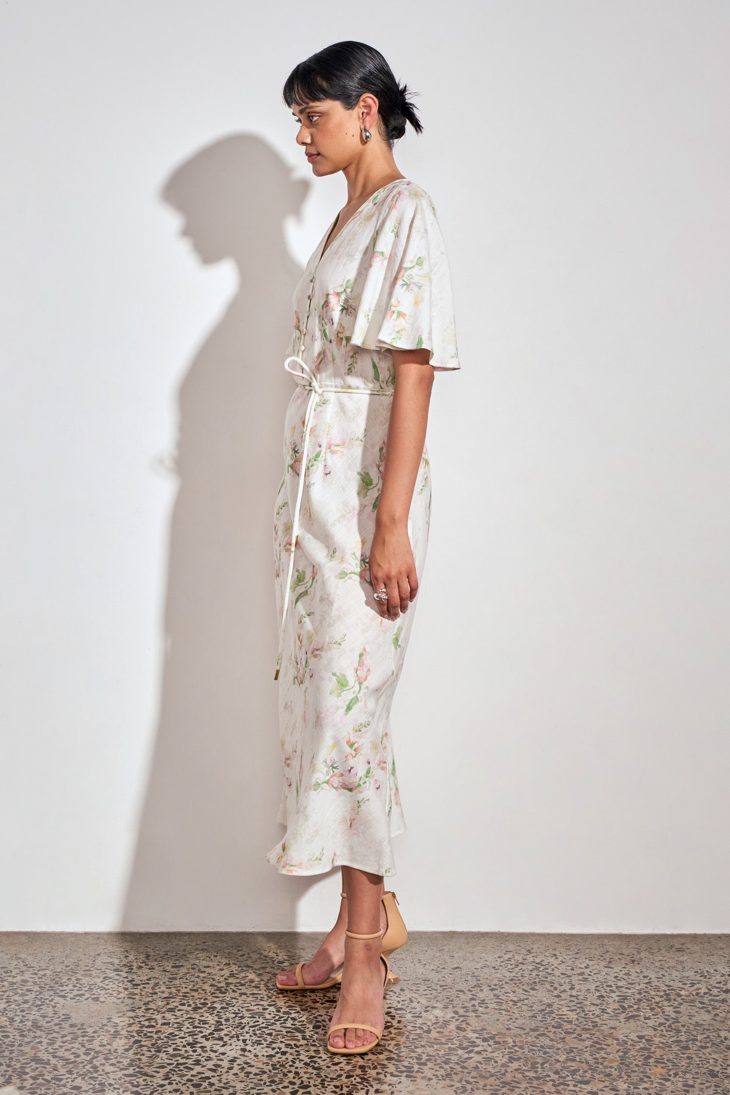premier dress - painterly bloom