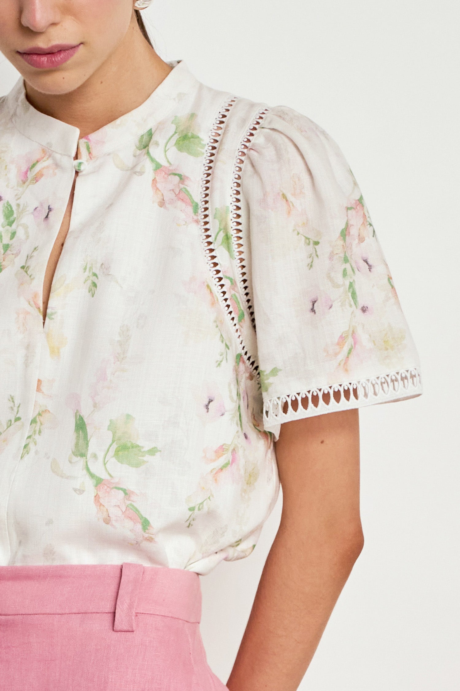 charm top - painterly bloom