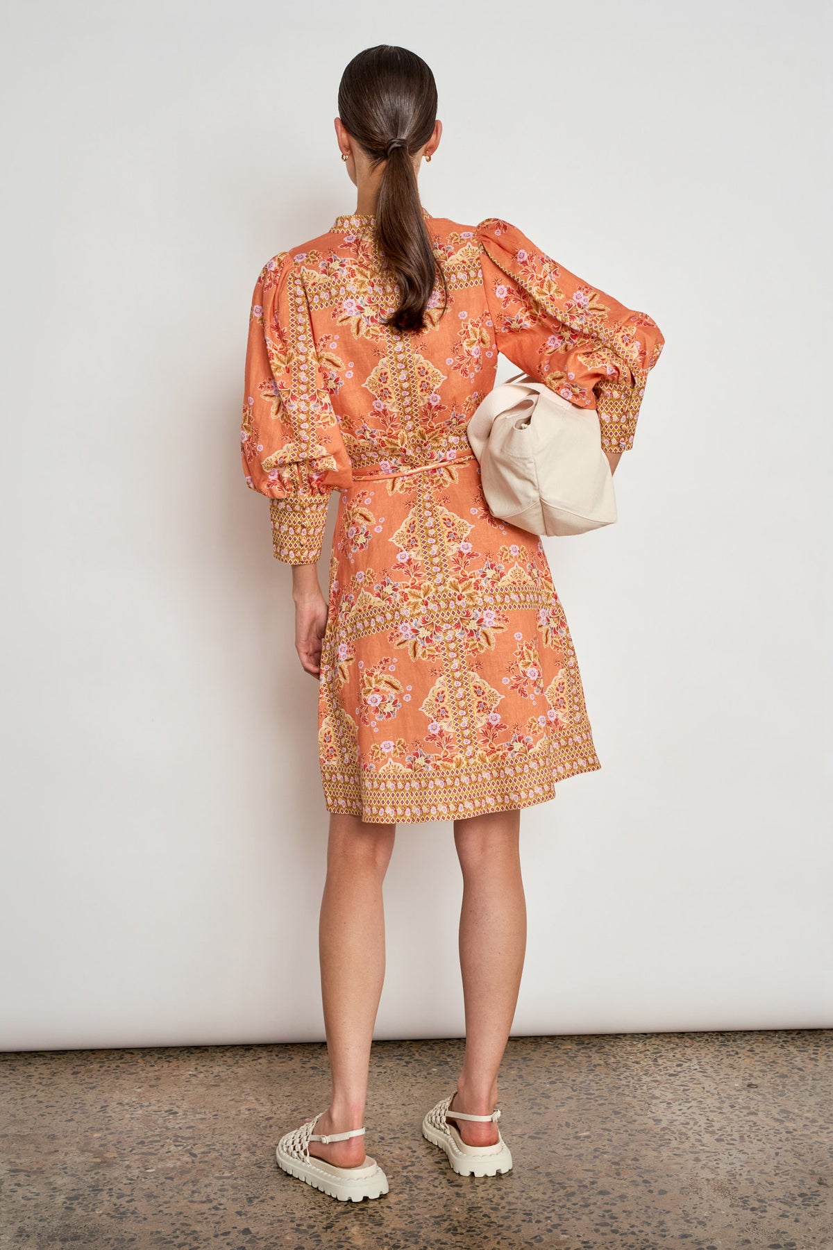 scenic dress - marigold glow