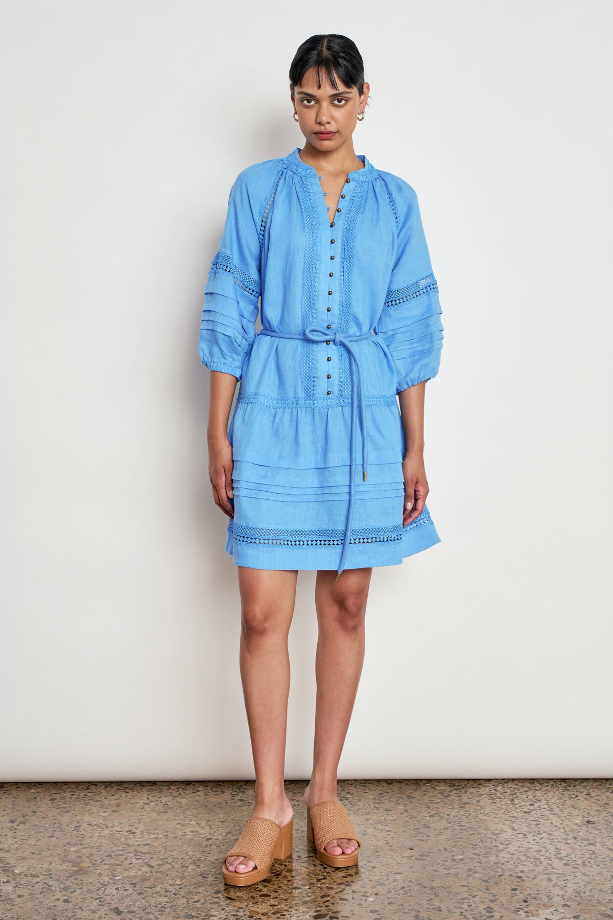 jostle dress - lagoon|  zoe kratzmann| considered design
