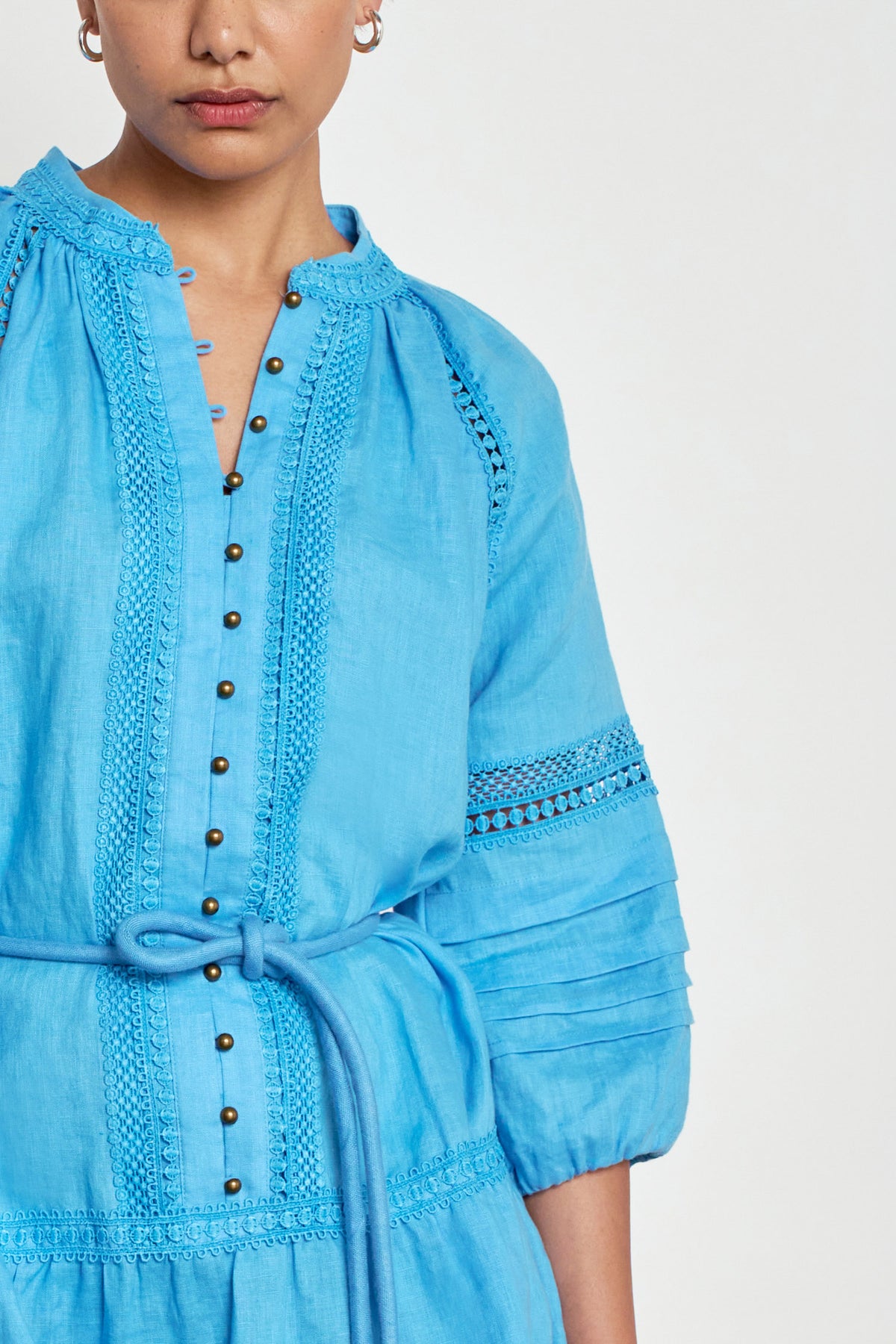 jostle dress - lagoon