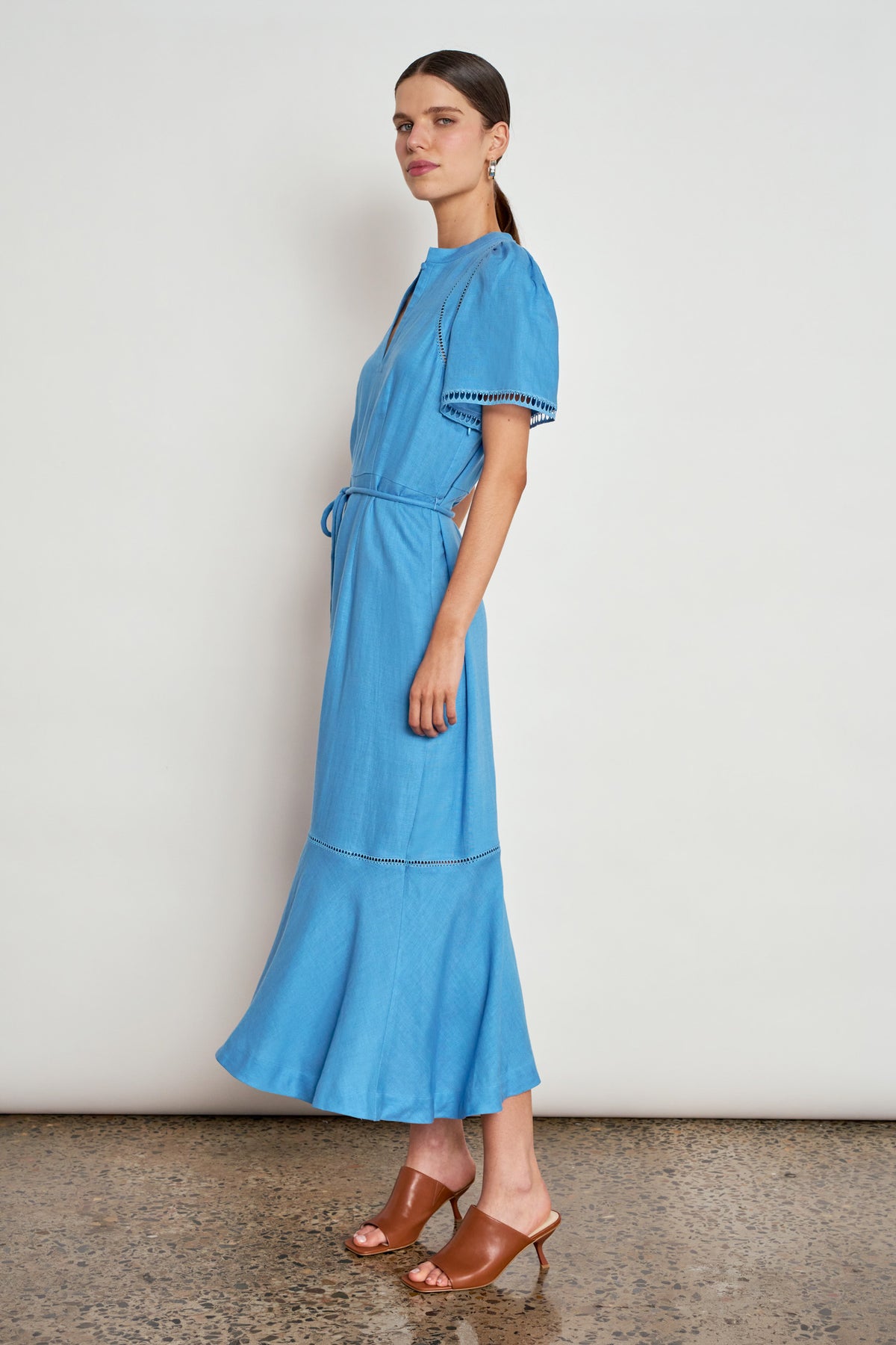 poem dress - lagoon