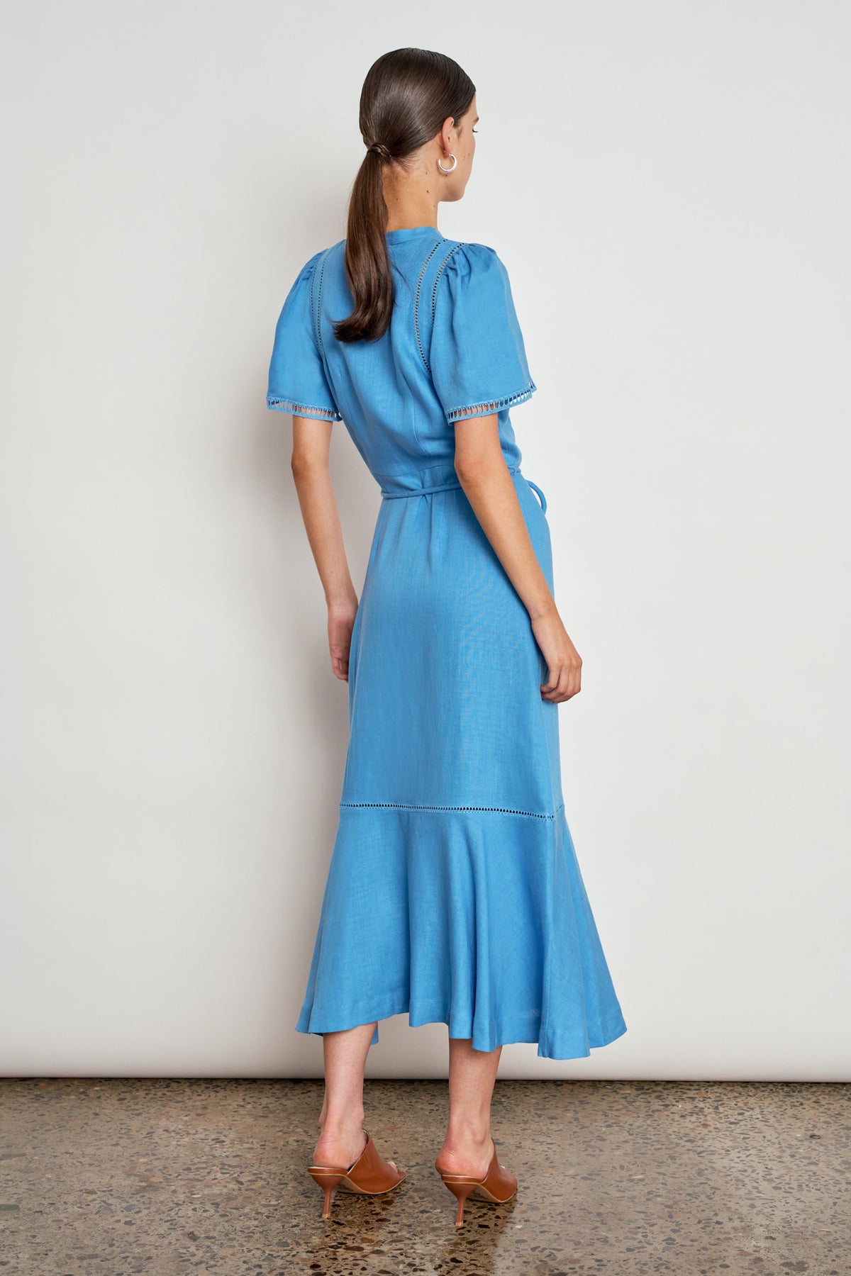 poem dress - lagoon