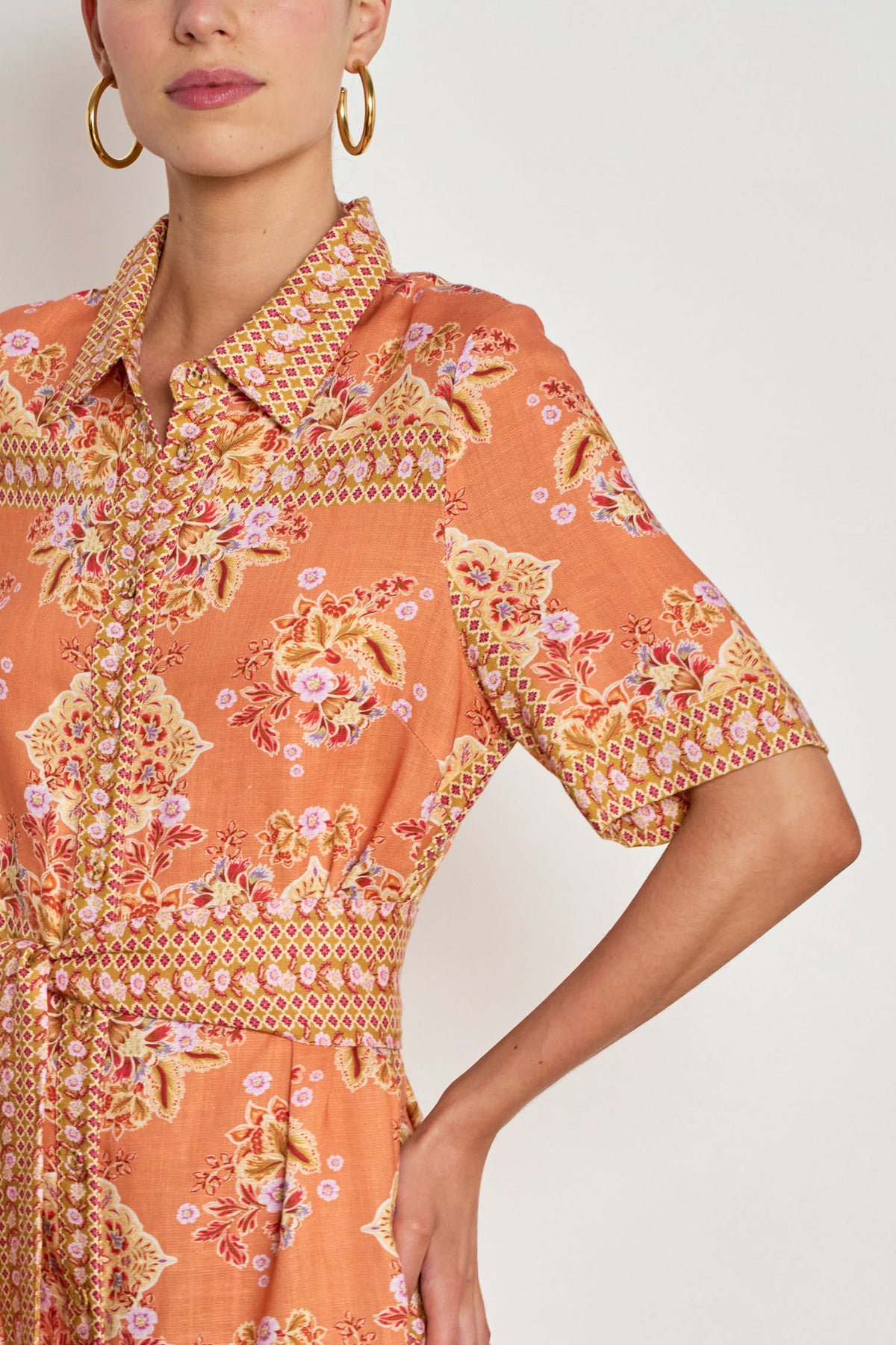 instruct dress - marigold glow