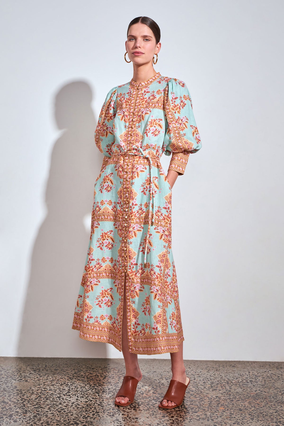 envelop dress - spring glow