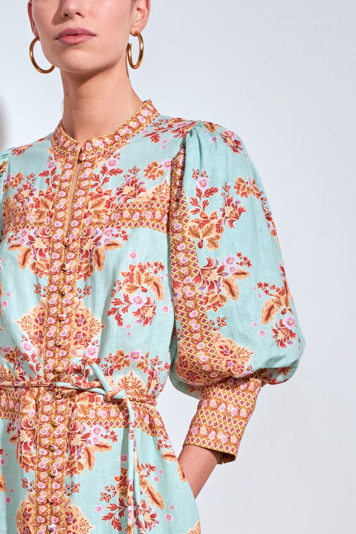 envelop dress - spring glow