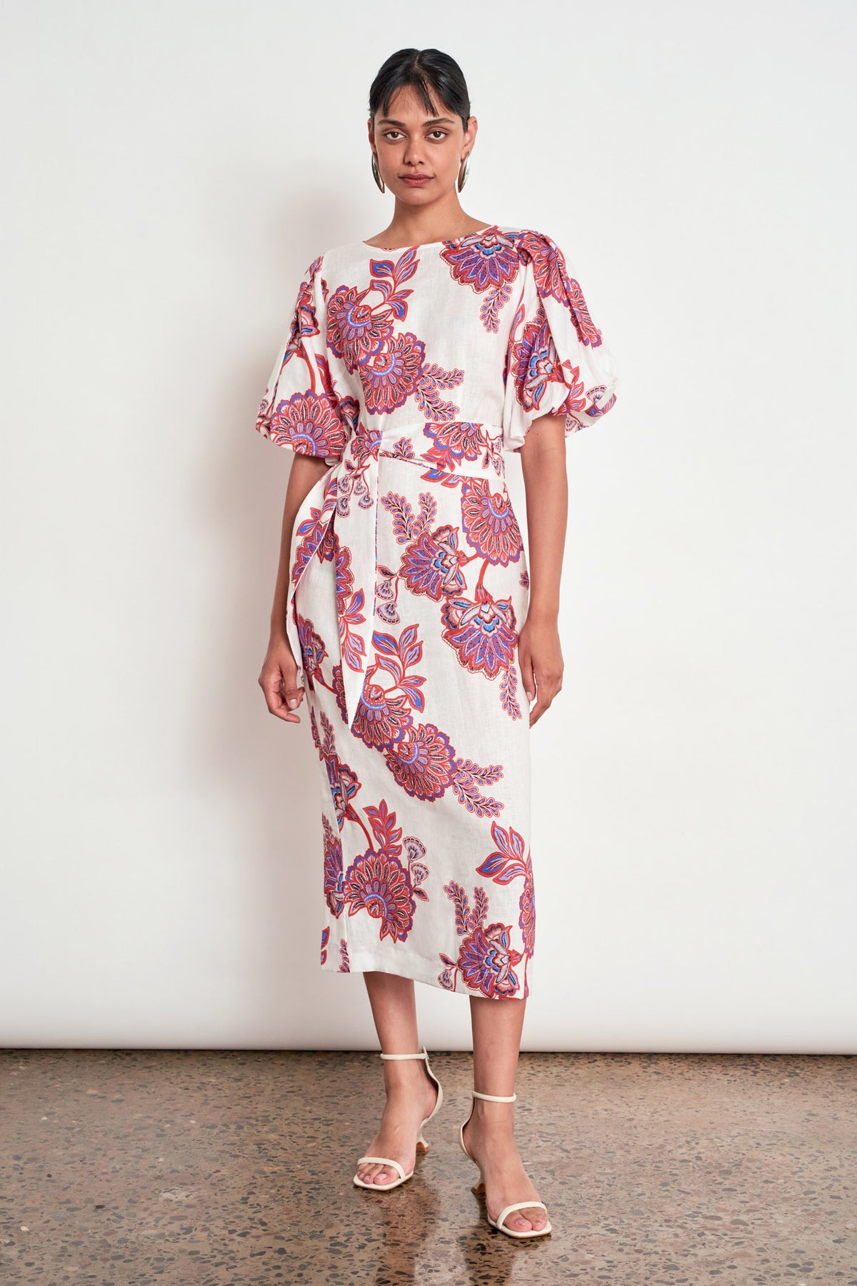 coast dress - crimson kgari