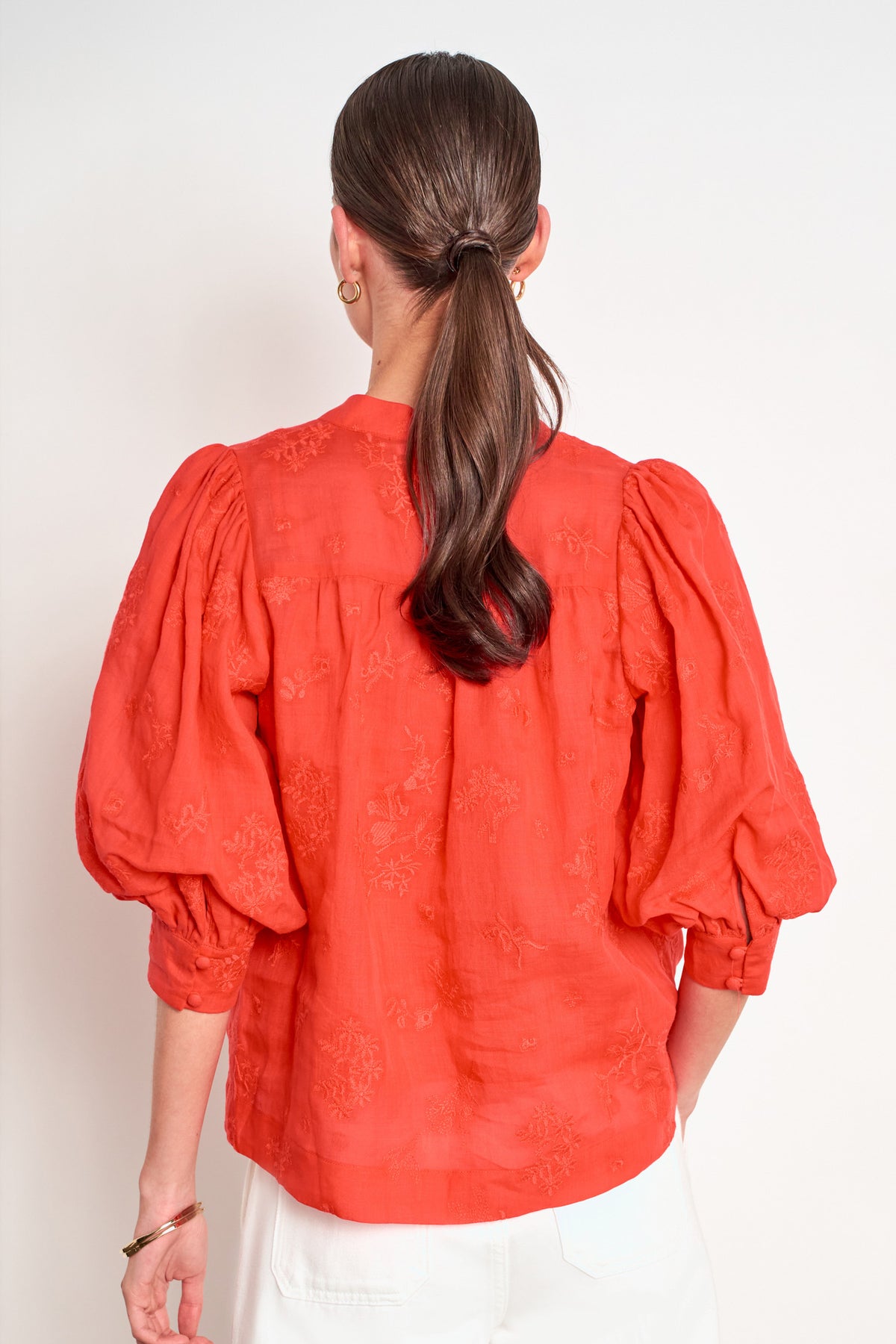 poise top - papaya|  zoe kratzmann| considered design