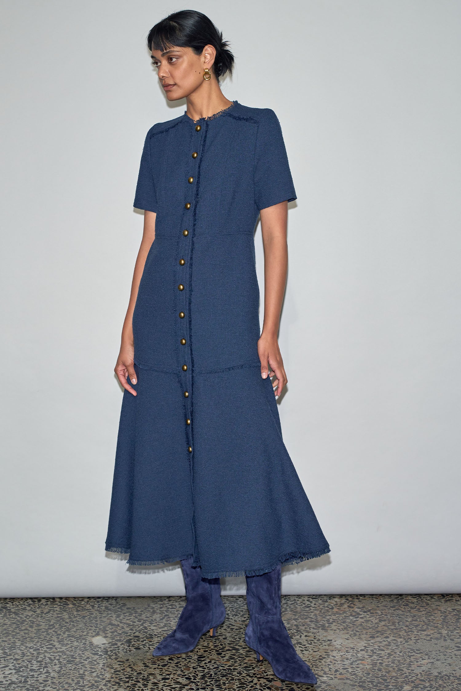 banter dress - navy|  zoe kratzmann| considered design