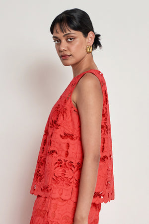 garner top - papaya|  zoe kratzmann| considered design
