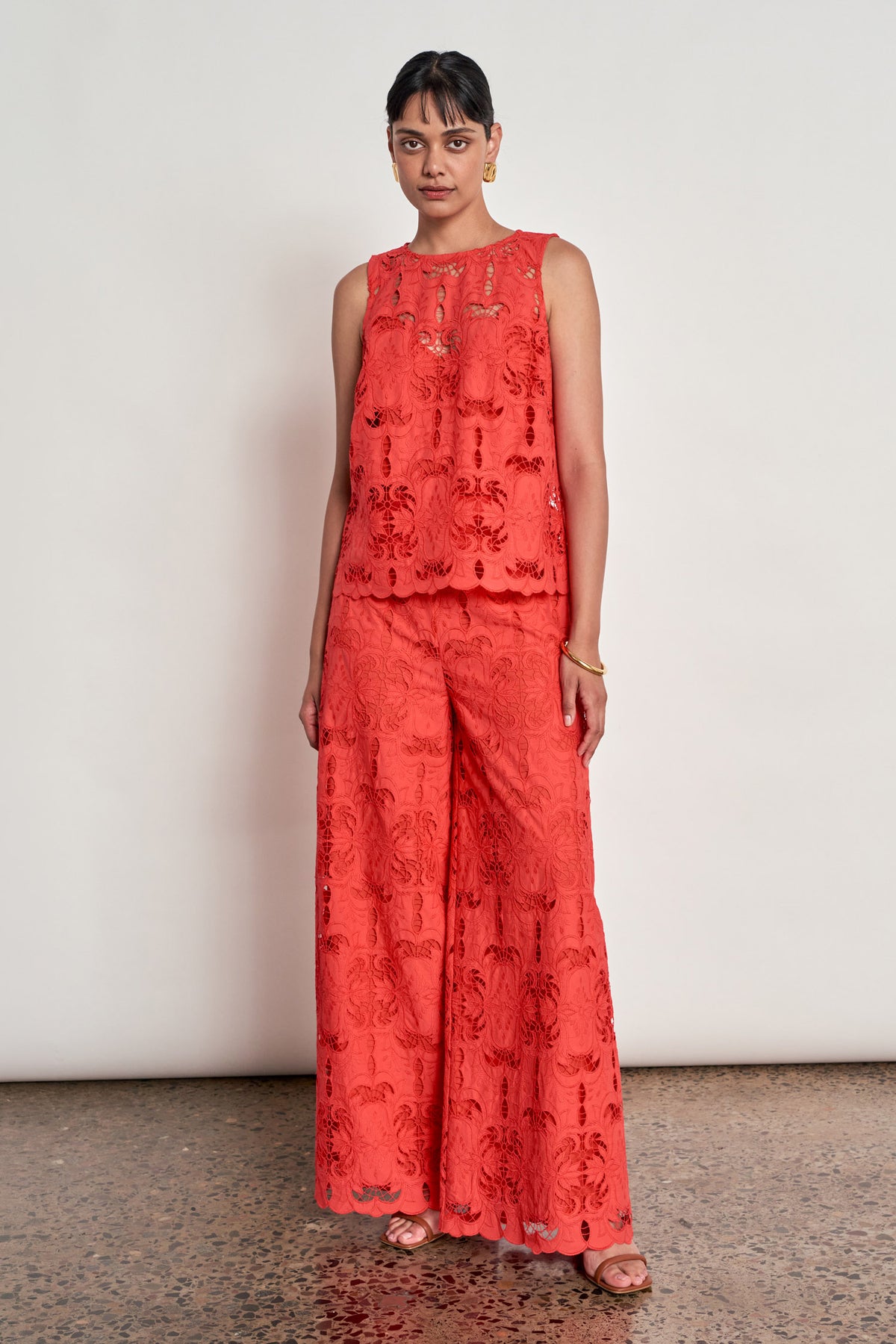 tattle pant - papaya|  zoe kratzmann| considered design