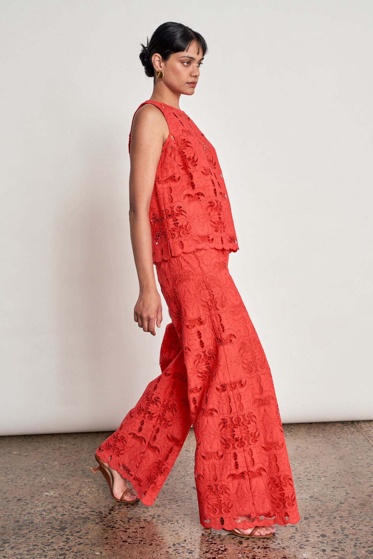 tattle pant - papaya|  zoe kratzmann| considered design